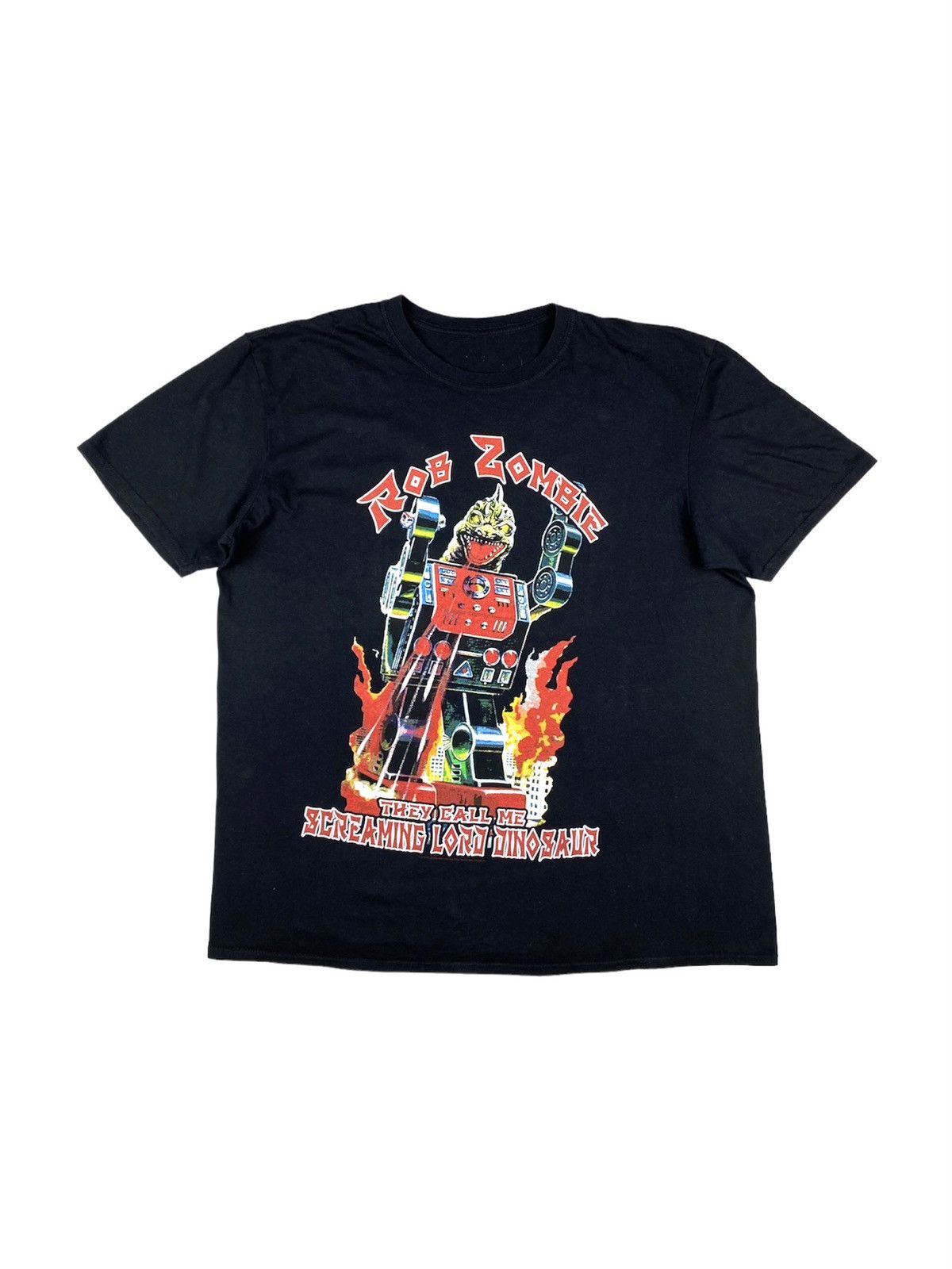Band Tees Rare! 2013 Vintage Rob Zombie Band T Shirt Streetwear Hype Size US XL / EU 56 / 4 - 1 Thumbnail