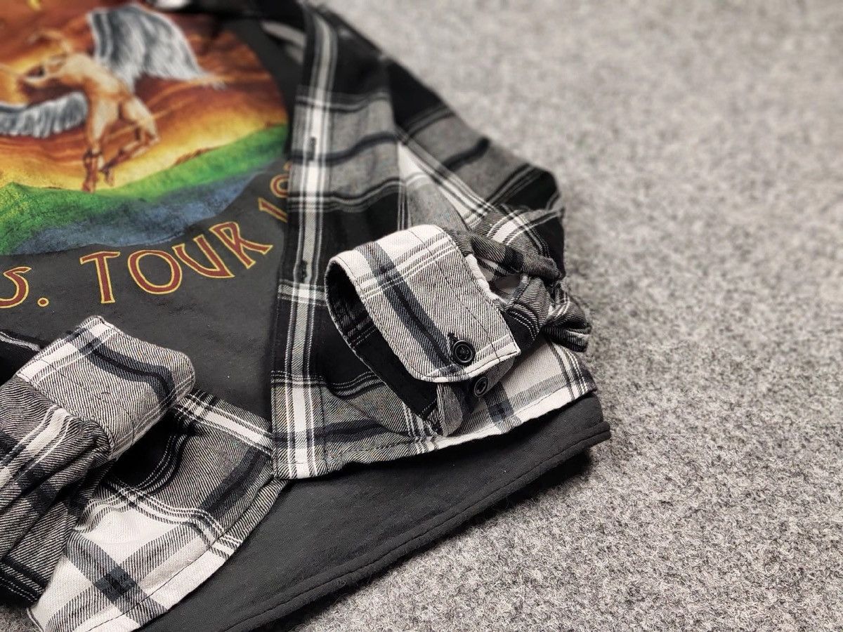 Flannel Vintage Flannel Shirt Travis Scott Style Streetwear Hype Size US L / EU 52-54 / 3 - 10 Thumbnail