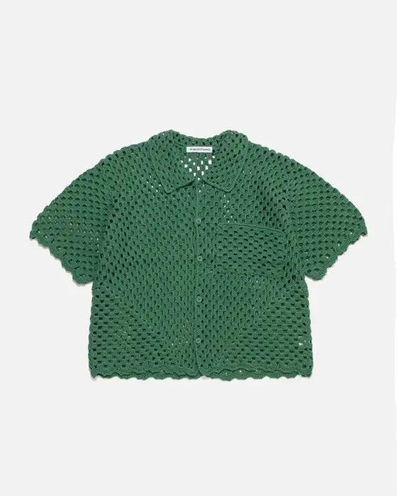 No Maintenance No Maintenance Green Crochet Shirt Grailed