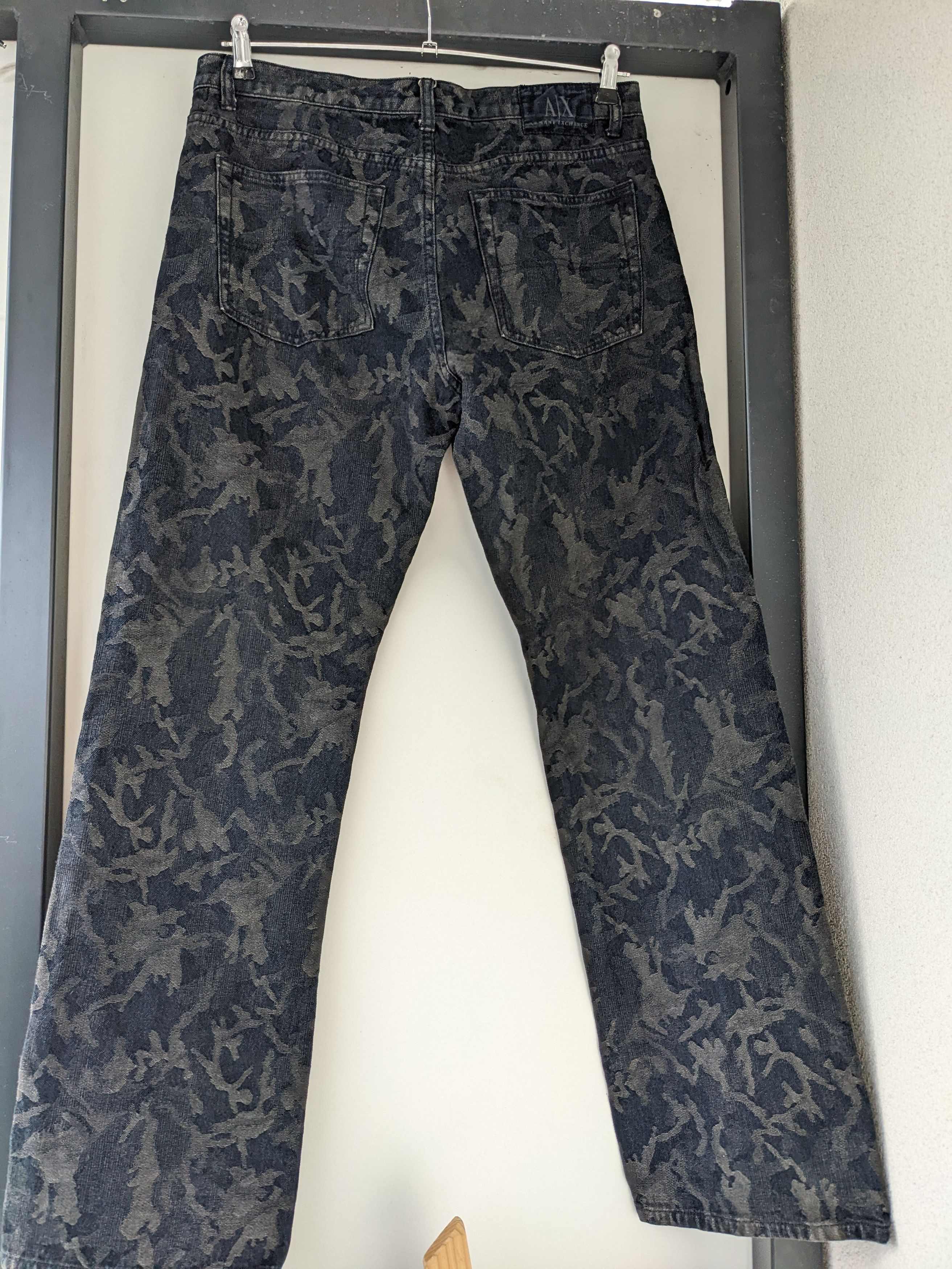 Armani Armani camo jacquard denim jeans Size US 34 / EU 50 - 2 Thumbnail