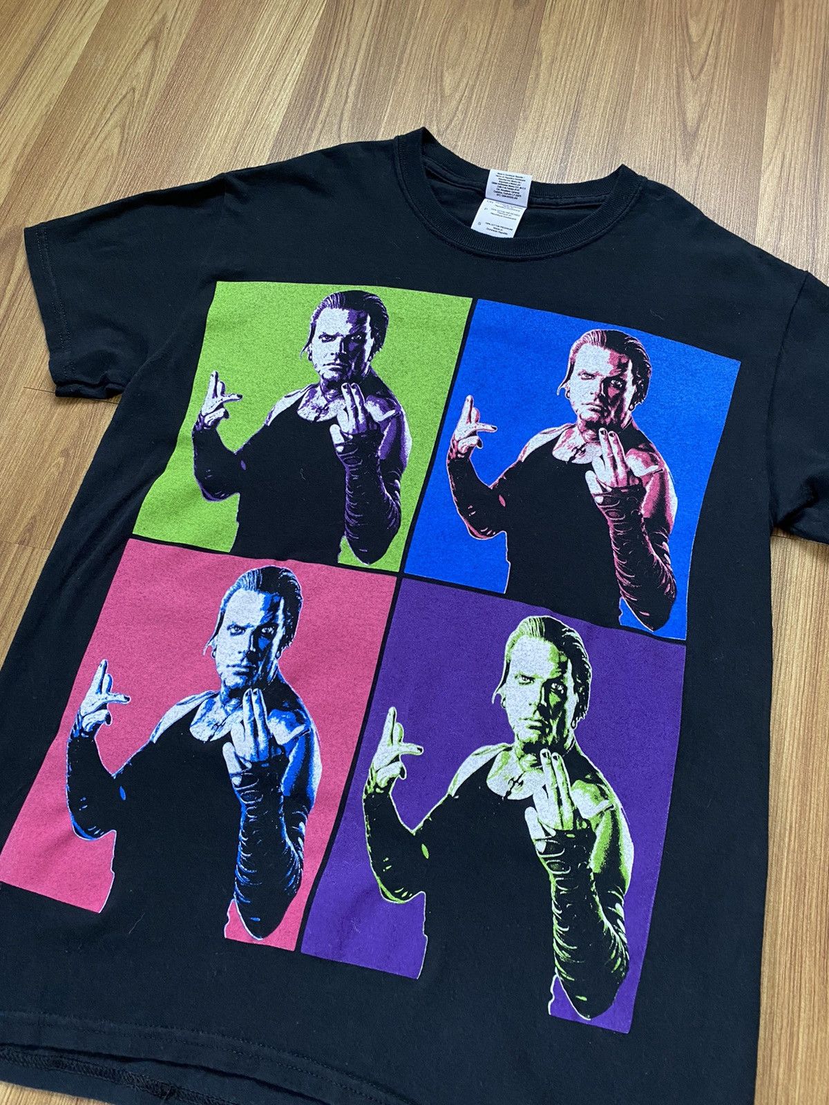 WWE Jeff Hardy WWE T Shirt Hardyboyz Tee Kane Undertaker Size US S / EU 44-46 / 1 - 2 Thumbnail