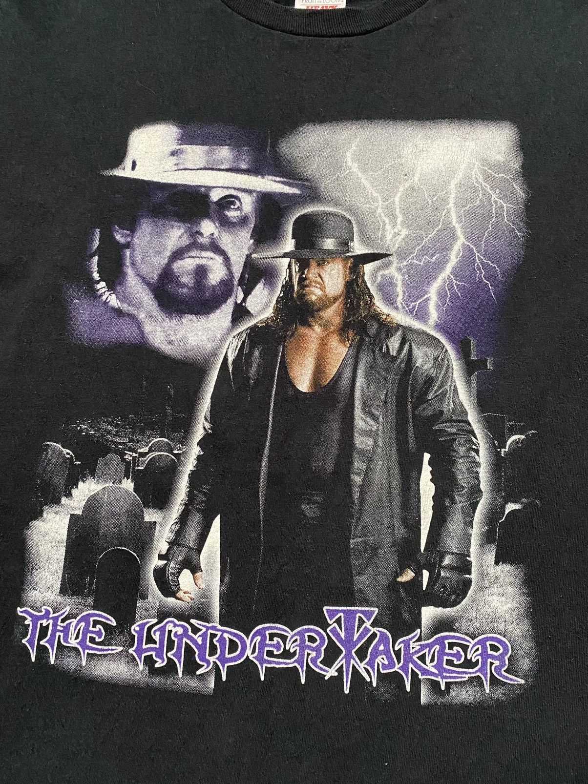 WWE Vintage The Undertaker T Shirt Tee WWE Bret Hart Kane Size US M / EU 48-50 / 2 - 2 Thumbnail