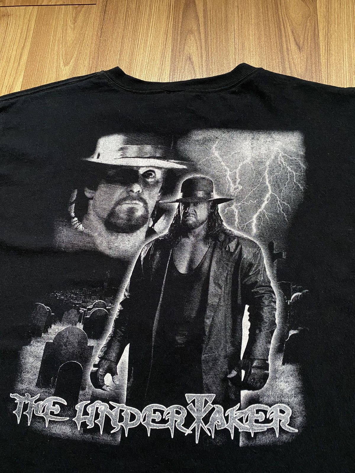 WWE Vintage The Undertaker T Shirt Tee WWE Bret Hart Kane Size US M / EU 48-50 / 2 - 5 Thumbnail