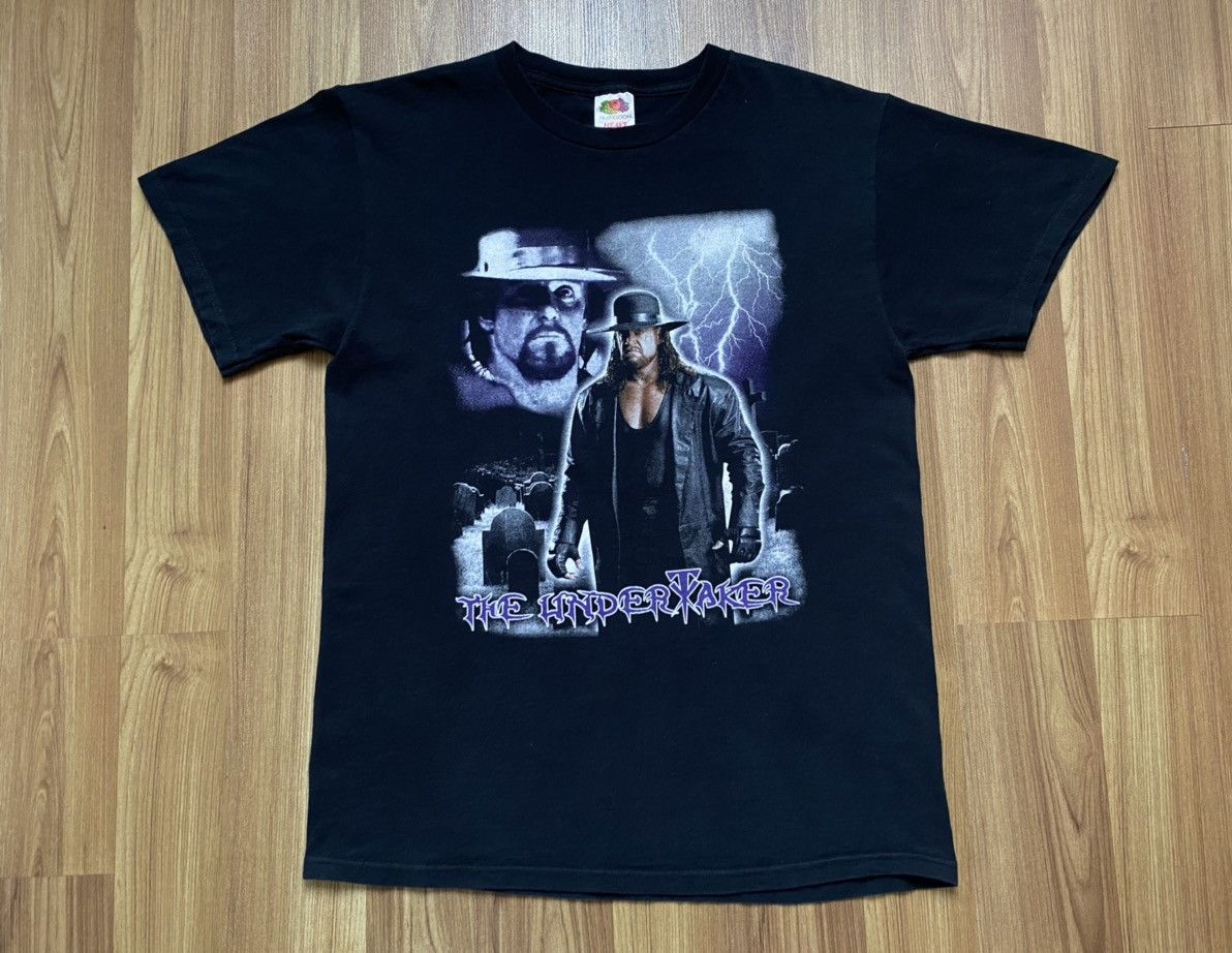 WWE Vintage The Undertaker T Shirt Tee WWE Bret Hart Kane Size US M / EU 48-50 / 2 - 1 Thumbnail