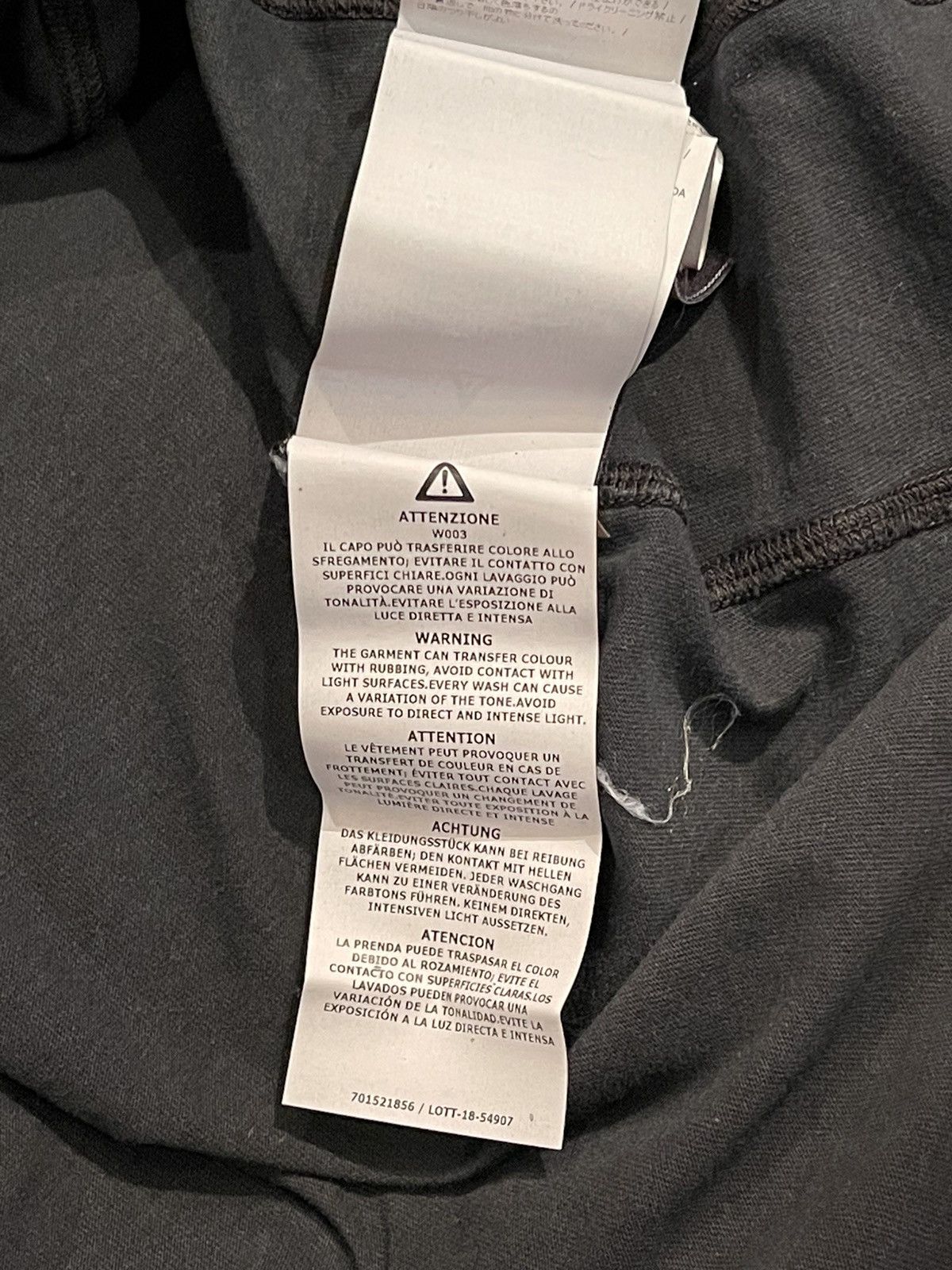 Stone Island Stone Island black ‘Across Chest’ Graphic T-Shirt Size US L / EU 52-54 / 3 - 7 Thumbnail