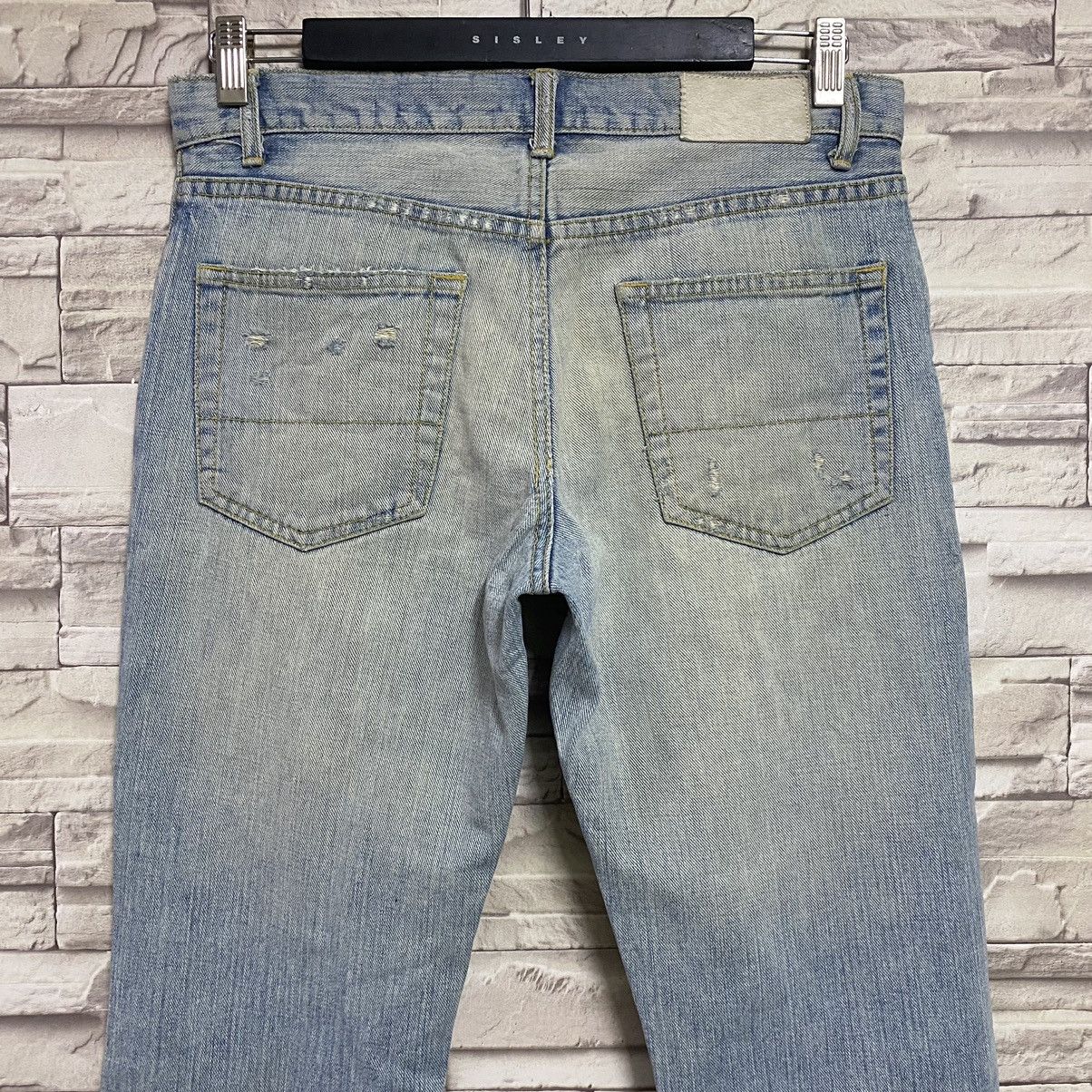 Japanese Brand Melrose X Marvel Denim Flare Jeans Distressed Size US 31 - 10 Thumbnail