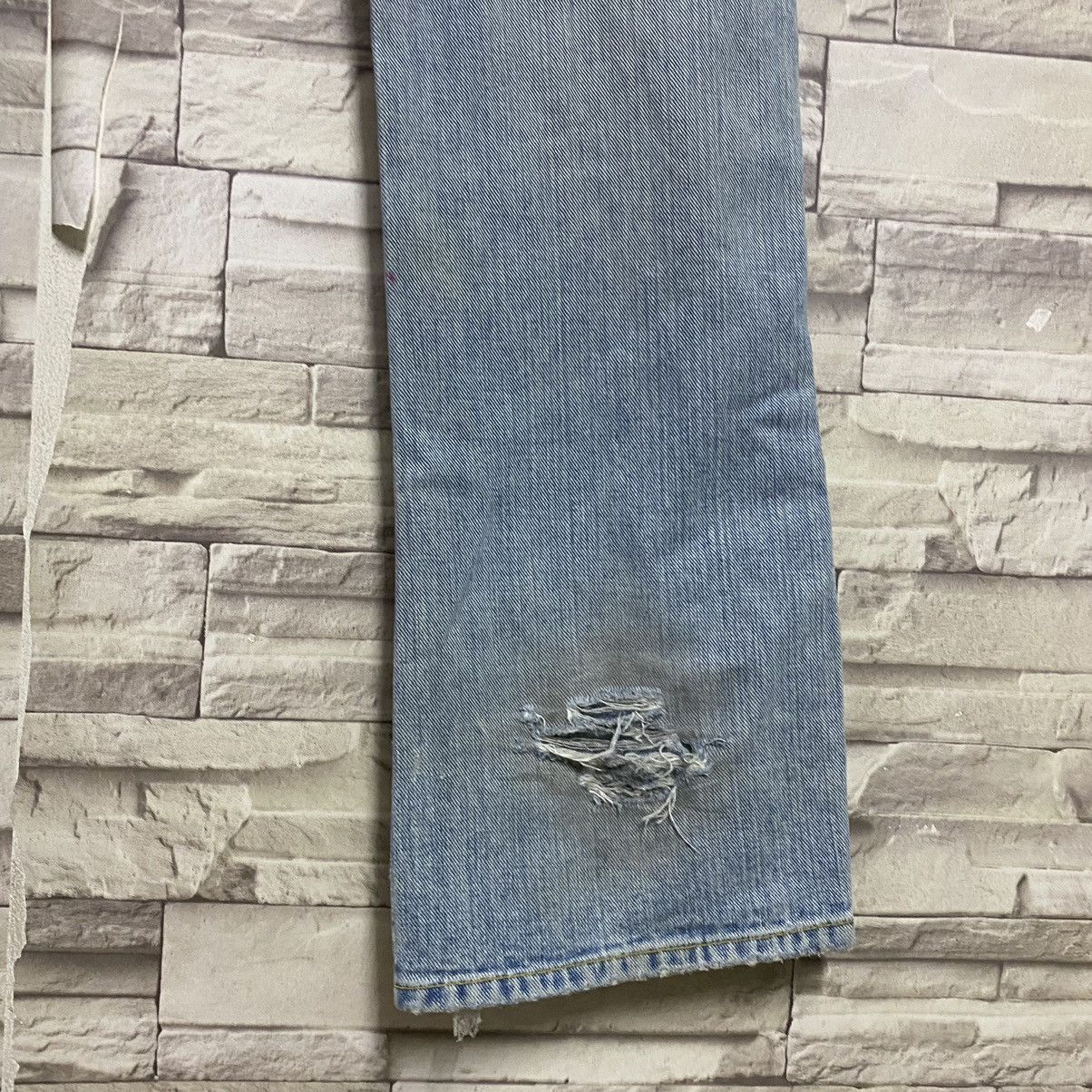 Japanese Brand Melrose X Marvel Denim Flare Jeans Distressed Size US 31 - 12 Thumbnail