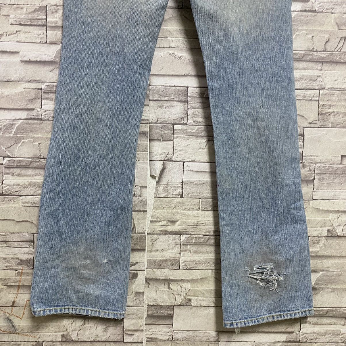 Japanese Brand Melrose X Marvel Denim Flare Jeans Distressed Size US 31 - 11 Thumbnail