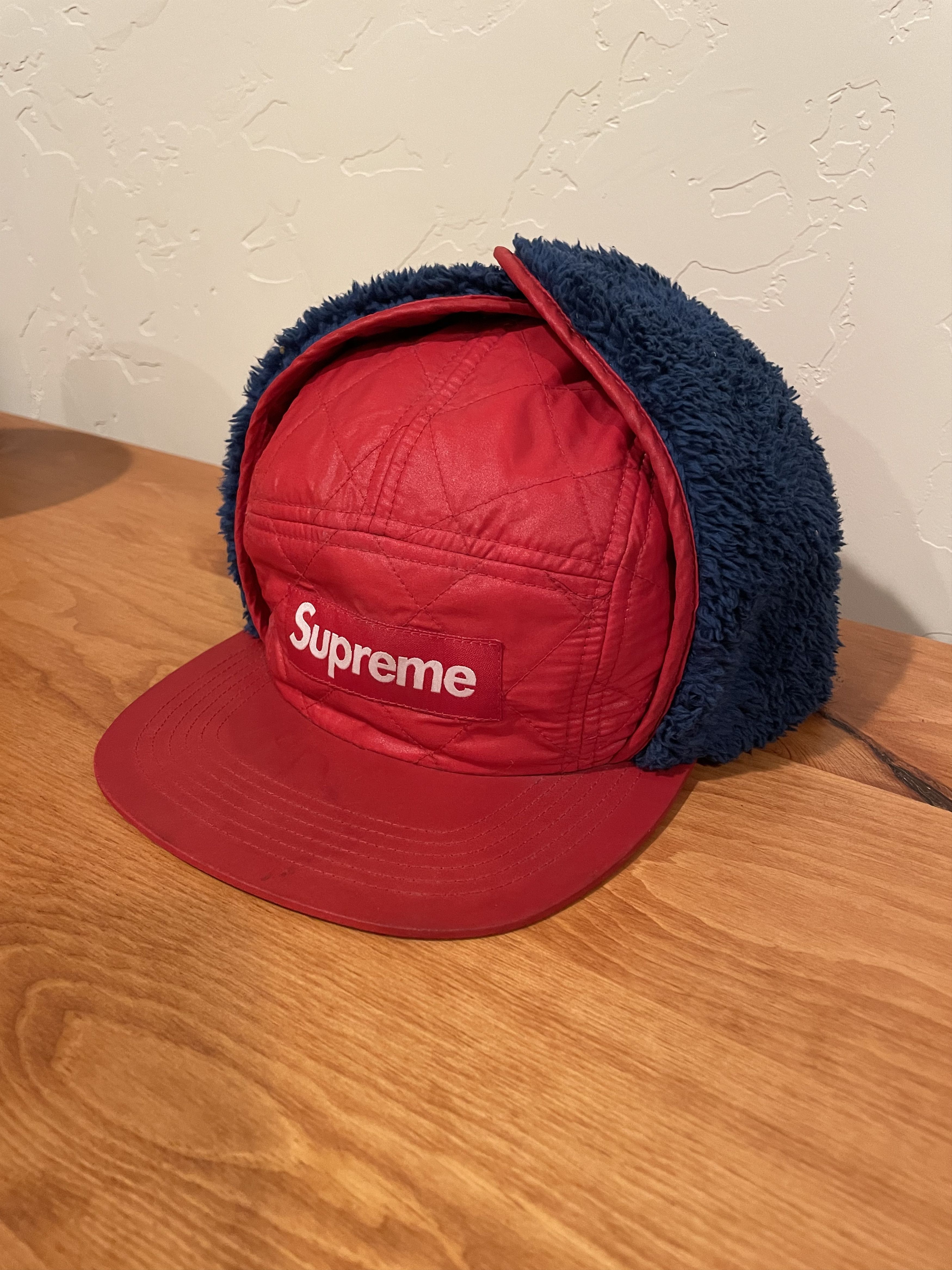 Supreme Supreme Quilted Ear Flap Hat S M Grailed