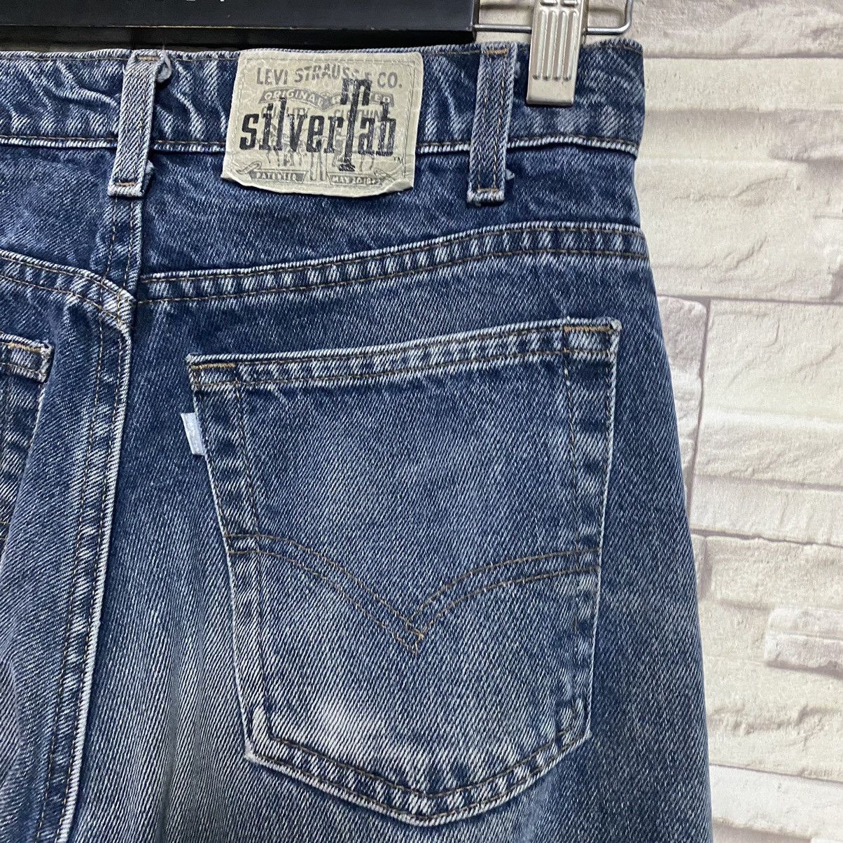 Levi's Vintage 90s Levis Silvertab Straight & Narrow Jeans Size US 29 - 12 Thumbnail