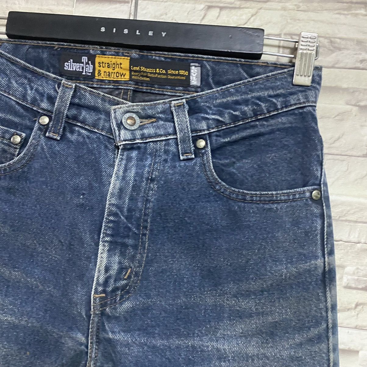Levi's Vintage 90s Levis Silvertab Straight & Narrow Jeans Size US 29 - 7 Thumbnail