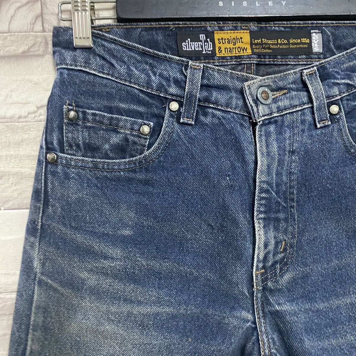 Levi's Vintage 90s Levis Silvertab Straight & Narrow Jeans Size US 29 - 6 Thumbnail