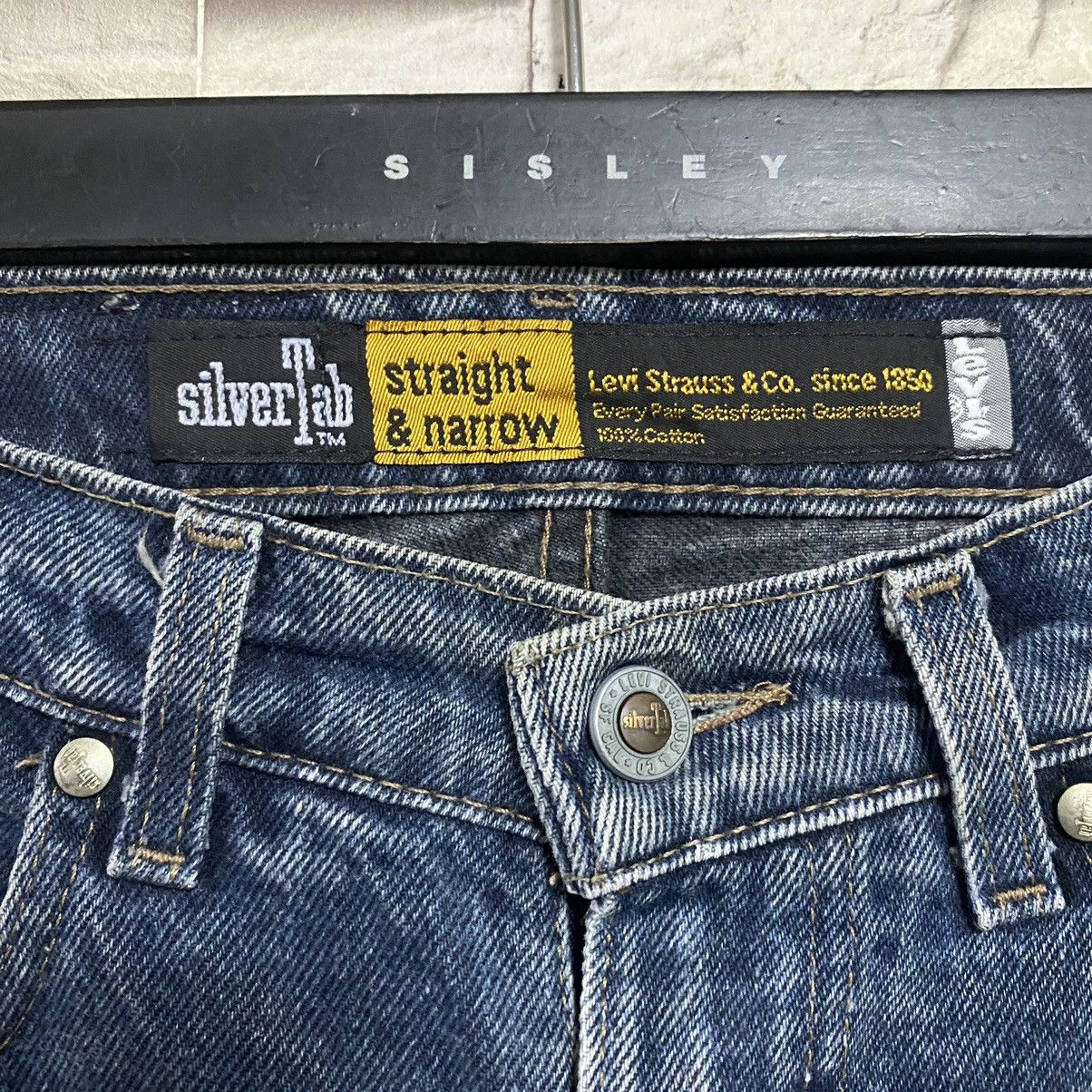 Levi's Vintage 90s Levis Silvertab Straight & Narrow Jeans Size US 29 - 8 Thumbnail