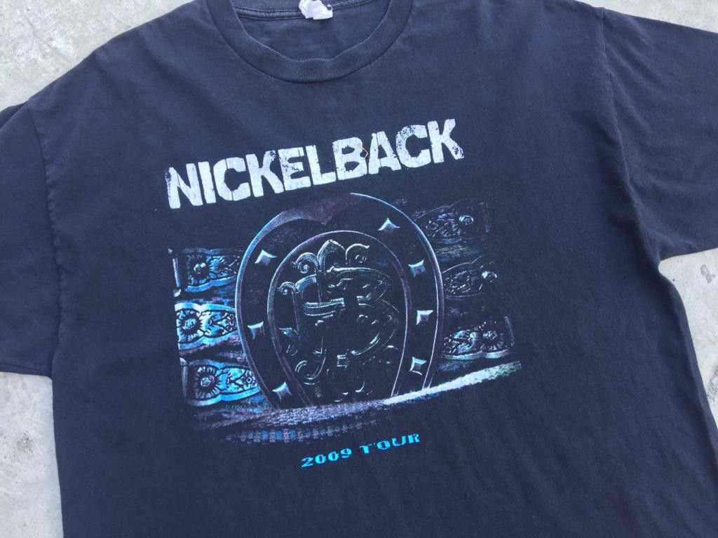 Band Tees × Vintage Vintage Nickelback Hinder Saving Abel Papa Roach Tour 2009 Size US XL / EU 56 / 4 - 5 Thumbnail