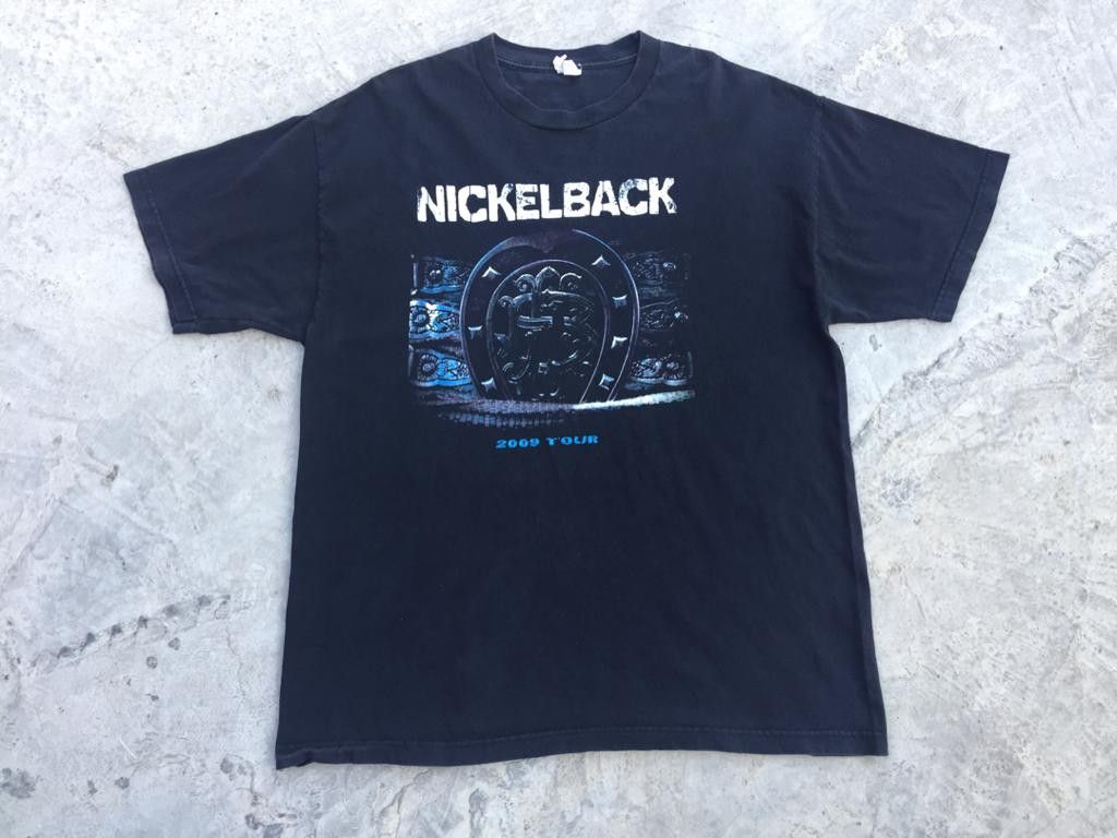 Band Tees × Vintage Vintage Nickelback Hinder Saving Abel Papa Roach Tour 2009 Size US XL / EU 56 / 4 - 2 Thumbnail