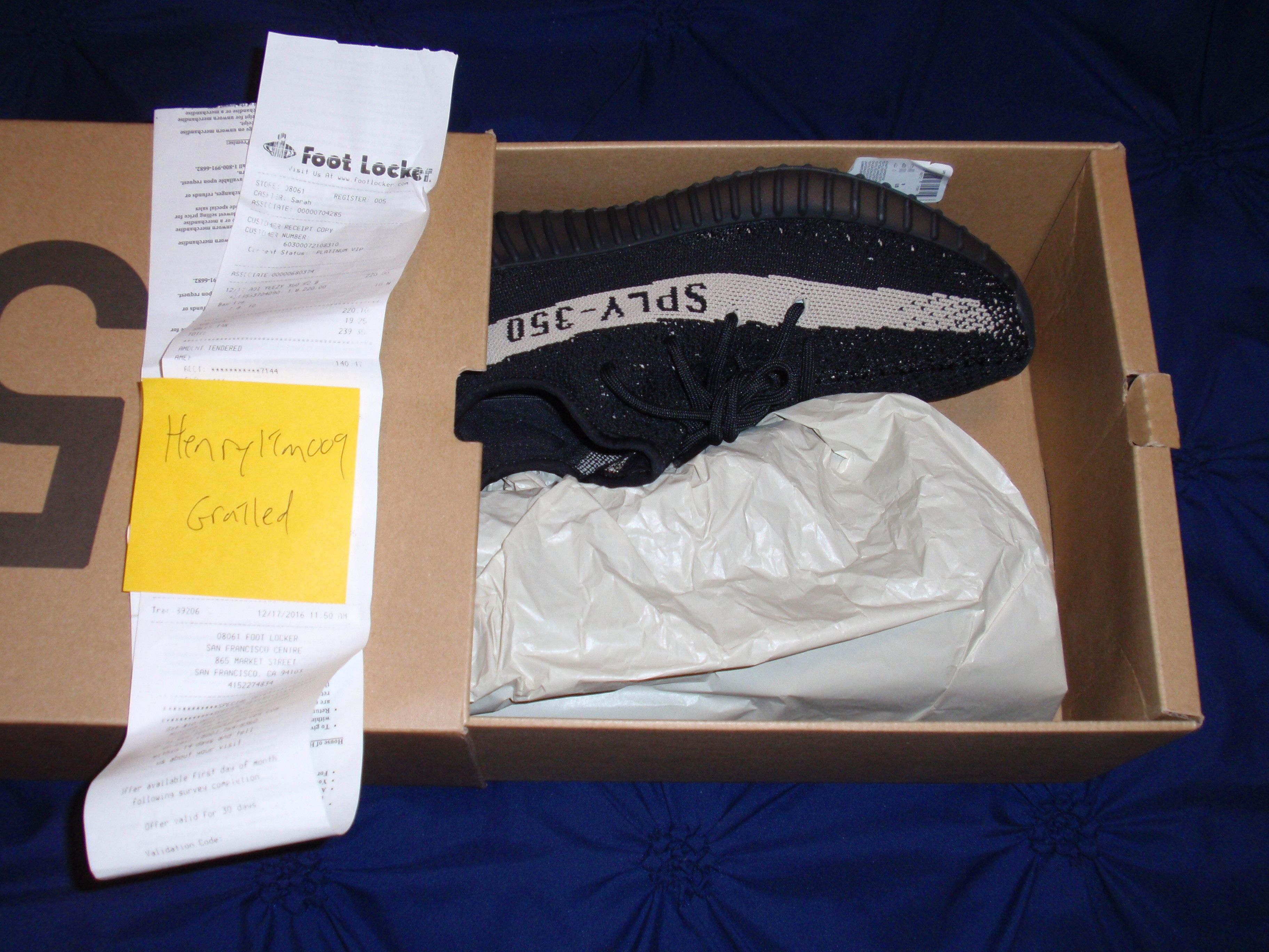 Adidas Kanye West Adidas Yeezy Boost 350 V2 Oreo Black White Size 9 W RECEIPT from Footlocker Grailed