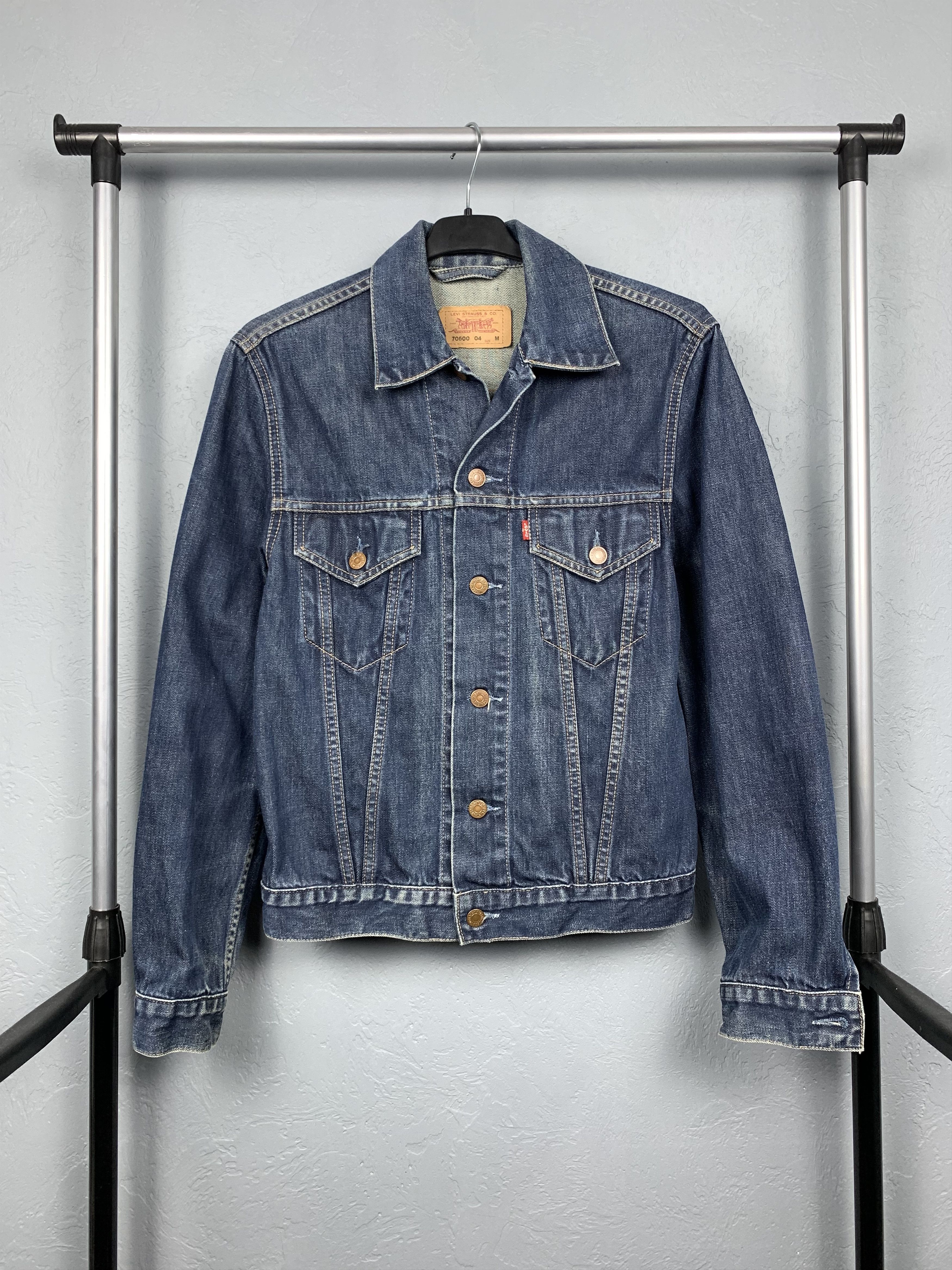 Levi's Vintage Levis Mens Denim Jacket Jeans Size US S / EU 44-46 / 1 - 1 Thumbnail