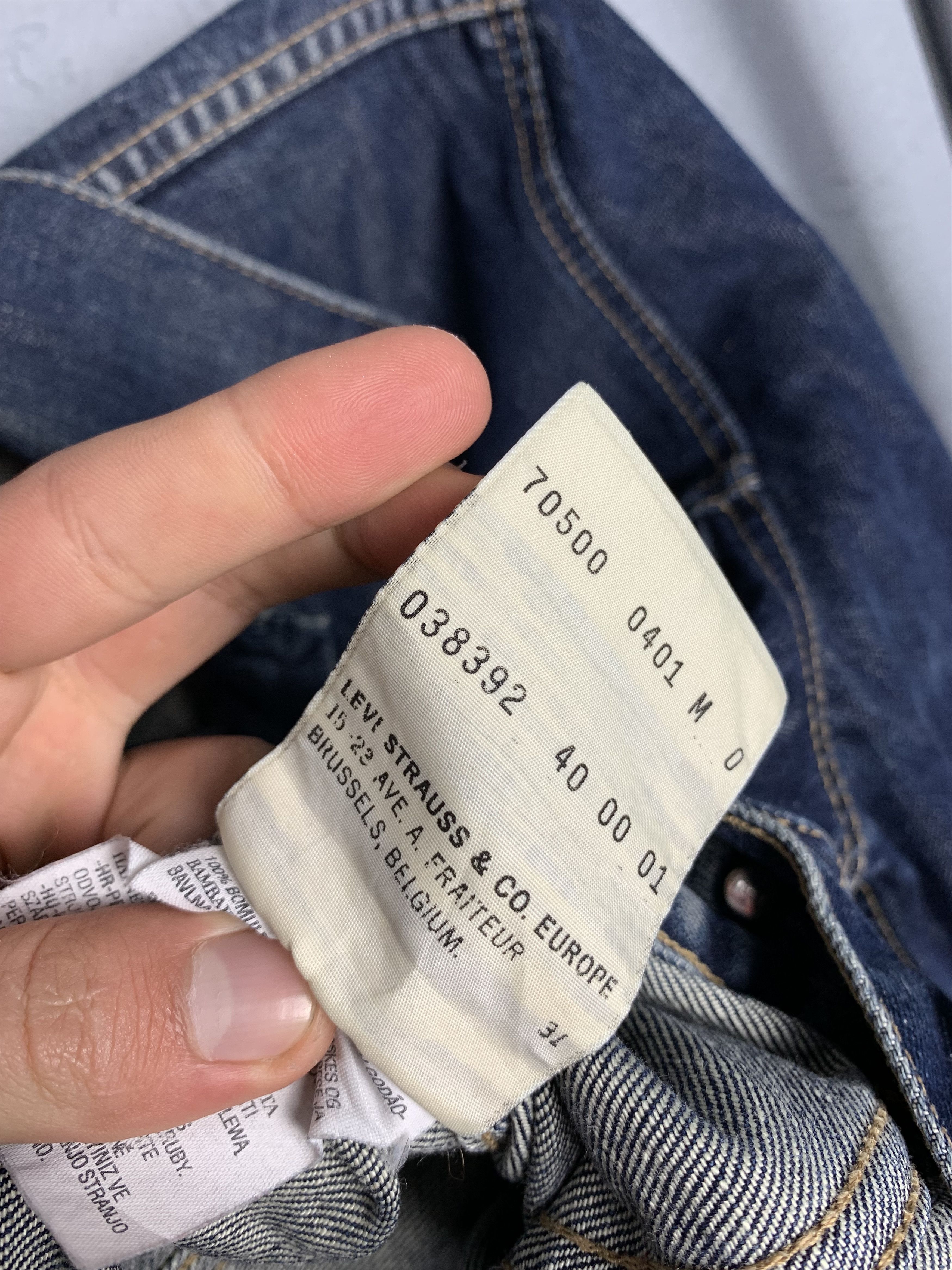 Levi's Vintage Levis Mens Denim Jacket Jeans Size US S / EU 44-46 / 1 - 7 Thumbnail