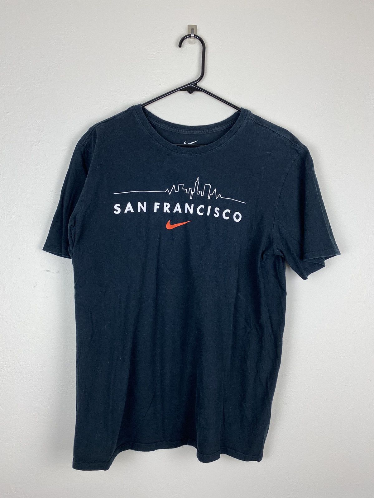 Nike Vintage Nike San Francisco T shirt Black Orange Swoosh rare Size US L / EU 52-54 / 3 - 5 Thumbnail