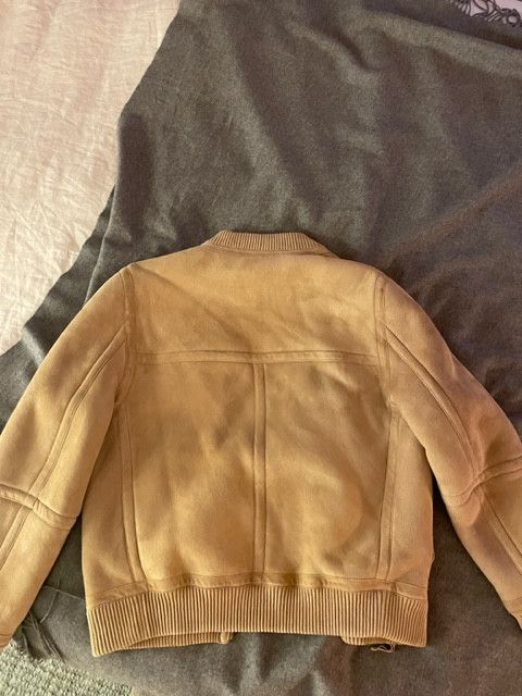 Vince Vince Men’s Reversible Shearling Suede Leather Bomber Jacket Size US M / EU 48-50 / 2 - 5 Thumbnail