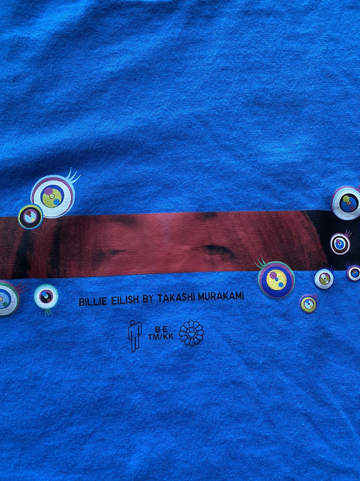 Billie Eilish × Takashi Murakami × Uniqlo Takashi Murakami Billie Eilish Uniqlo T Shirt Blue Tee Size US S / EU 44-46 / 1 - 4 Thumbnail