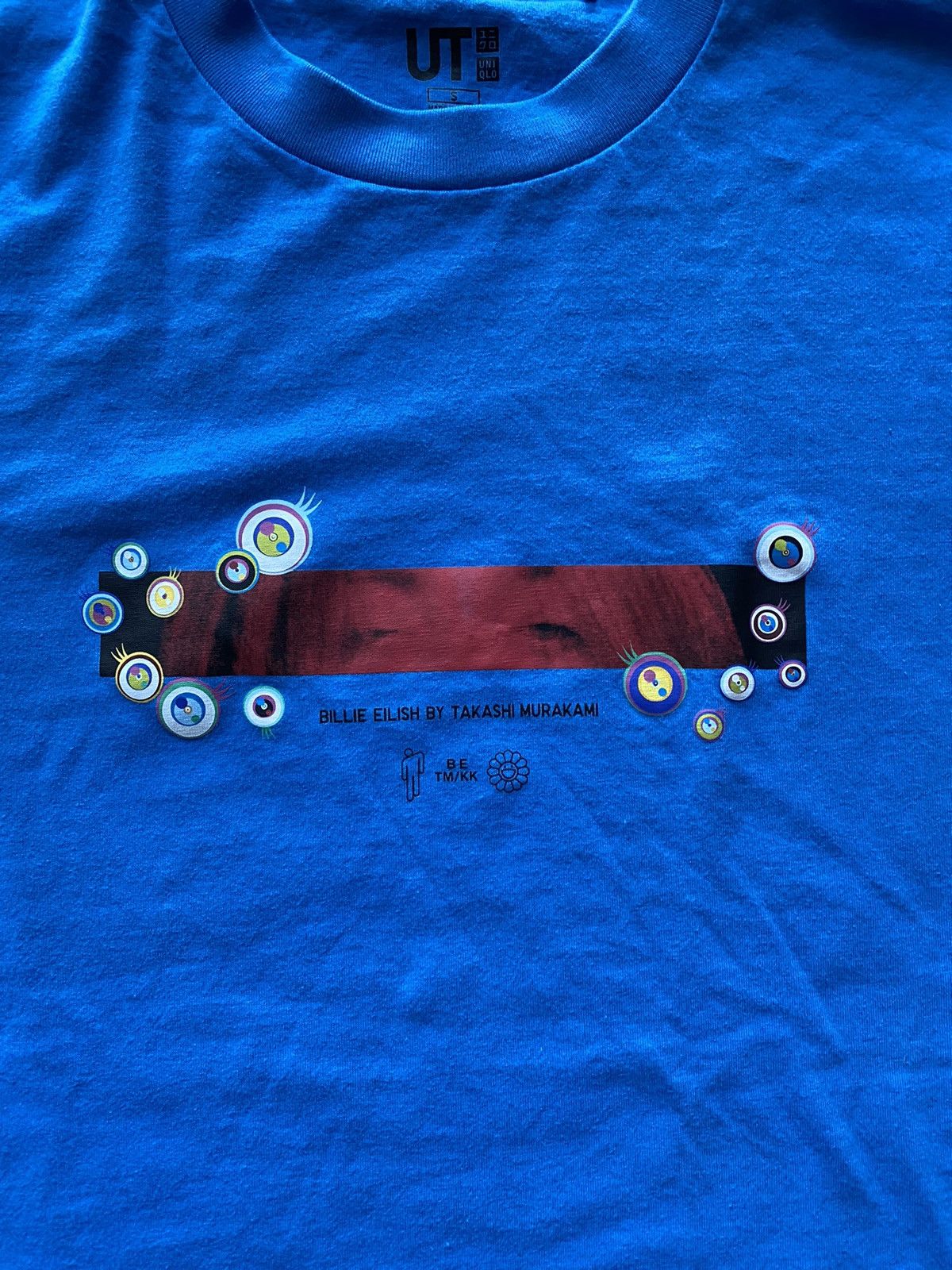 Billie Eilish × Takashi Murakami × Uniqlo Takashi Murakami Billie Eilish Uniqlo T Shirt Blue Tee Size US S / EU 44-46 / 1 - 3 Thumbnail