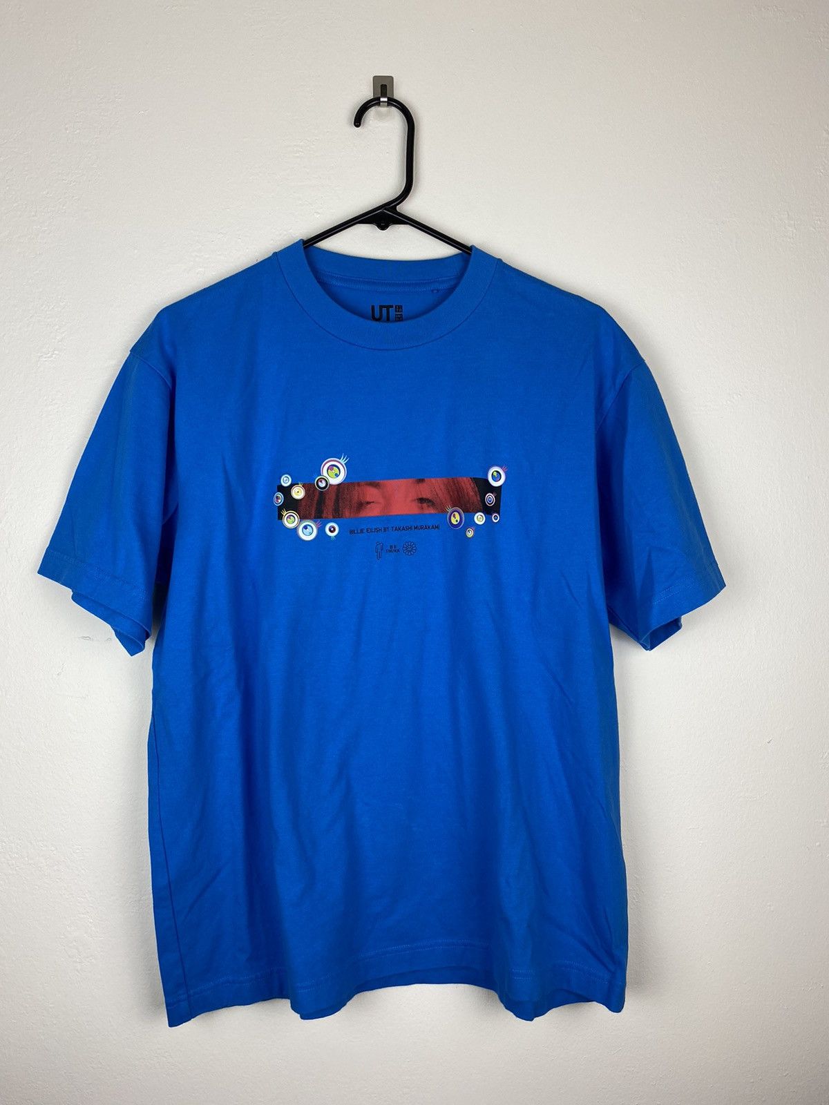 Billie Eilish × Takashi Murakami × Uniqlo Takashi Murakami Billie Eilish Uniqlo T Shirt Blue Tee Size US S / EU 44-46 / 1 - 1 Thumbnail