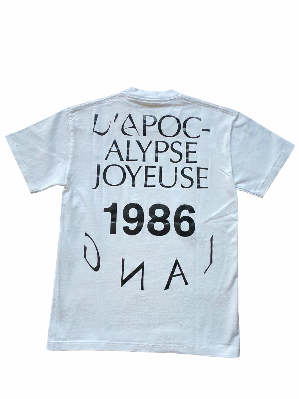 Helmut Lang ⚡️QUICK SALE⚡️Helmut Lang White Apocalypse T-Shirt Size XS / US 0-2 / IT 36-38 - 2 Thumbnail
