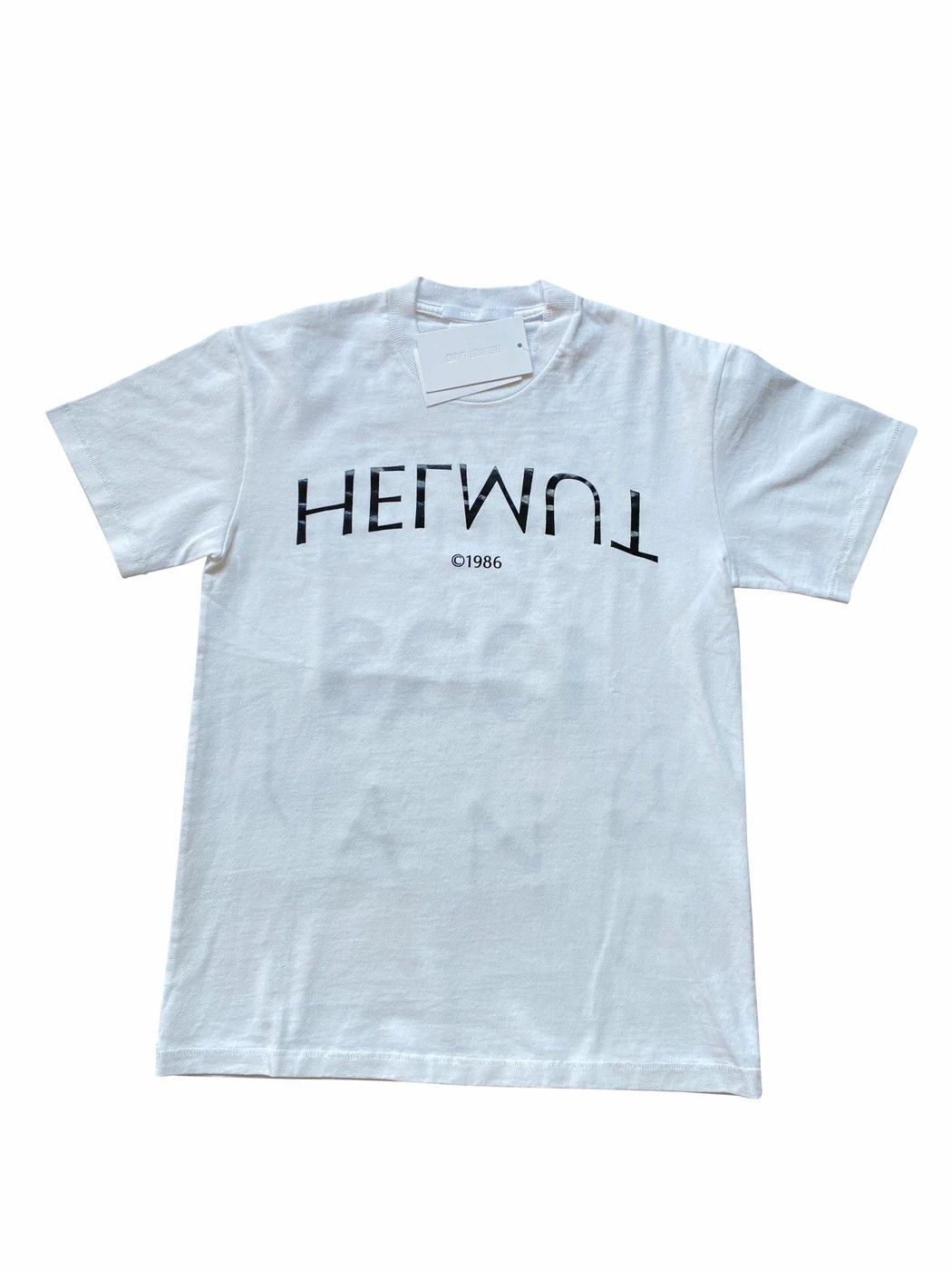 Helmut Lang ⚡️QUICK SALE⚡️Helmut Lang White Apocalypse T-Shirt Size XS / US 0-2 / IT 36-38 - 1 Thumbnail