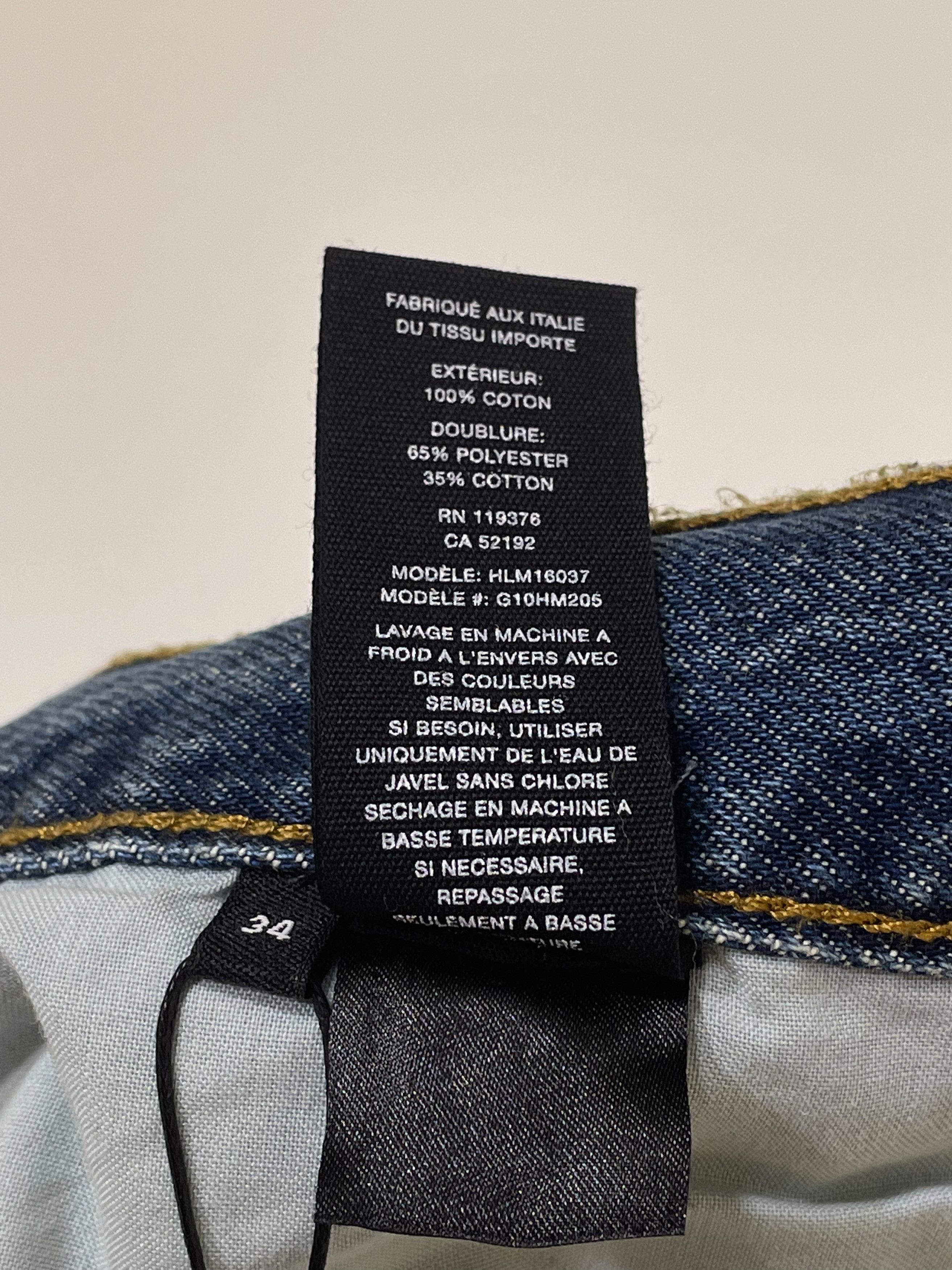 Helmut Lang ⚡️QUICK SALE⚡️Helmut Lang Blue Denim Jeans Size US 34 / EU 50 - 5 Thumbnail