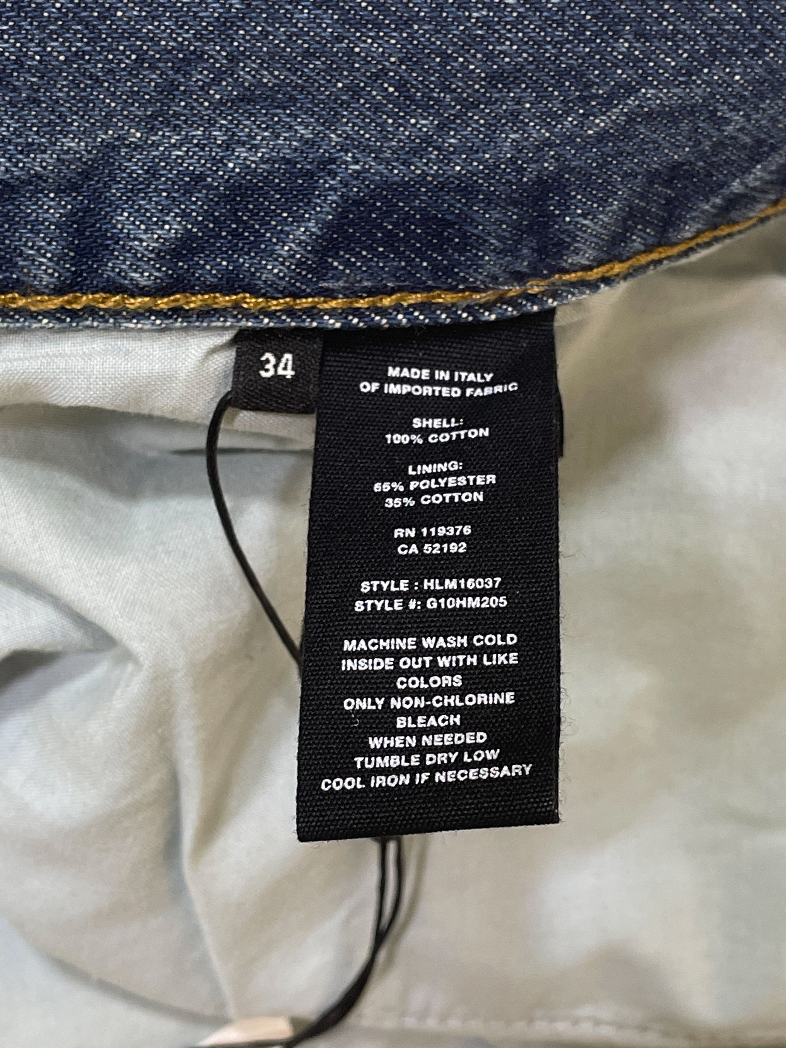 Helmut Lang ⚡️QUICK SALE⚡️Helmut Lang Blue Denim Jeans Size US 34 / EU 50 - 4 Thumbnail