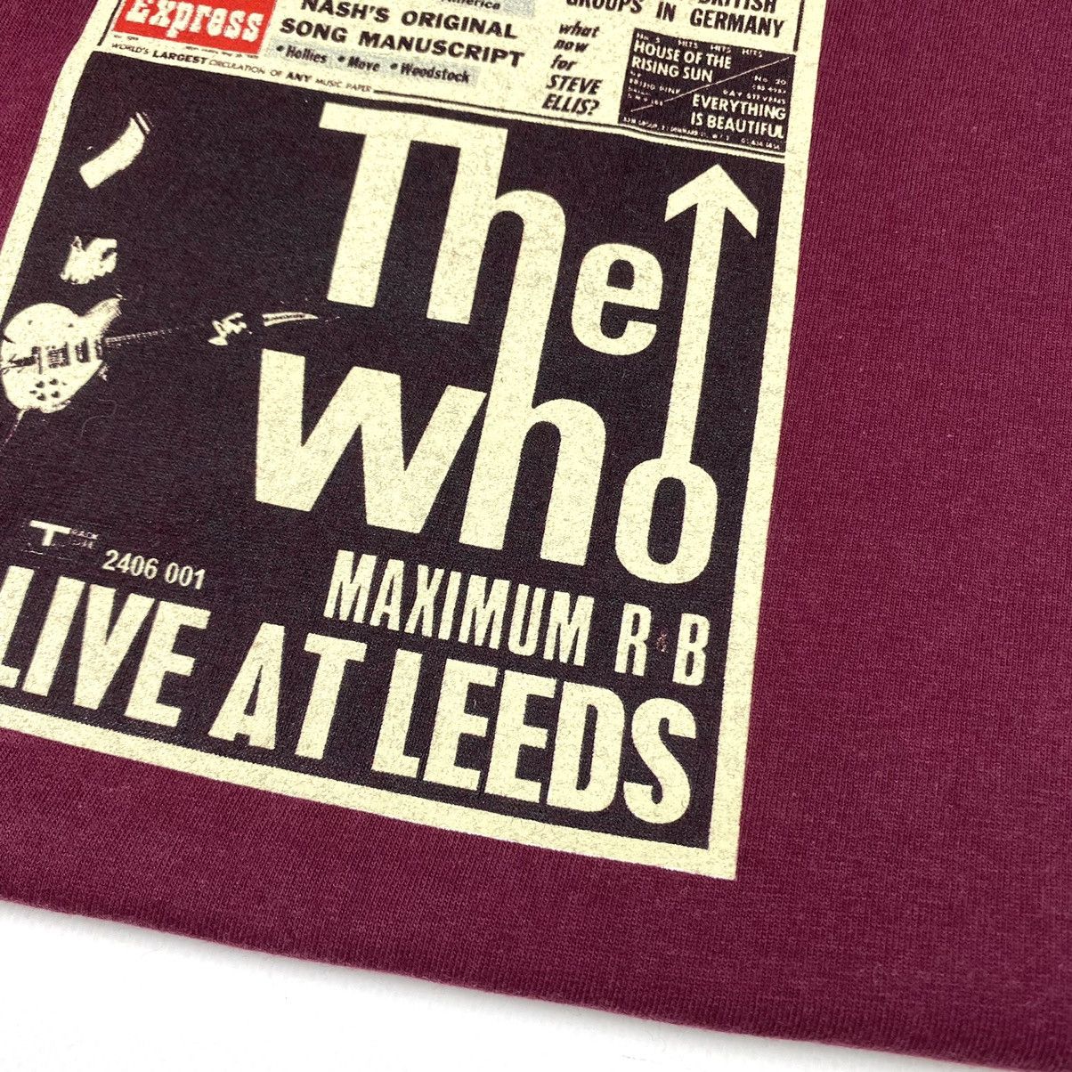 Band Tees 00’s Vintage The Who T Shirt Live At Leeds Newspaper Size US L / EU 52-54 / 3 - 4 Thumbnail
