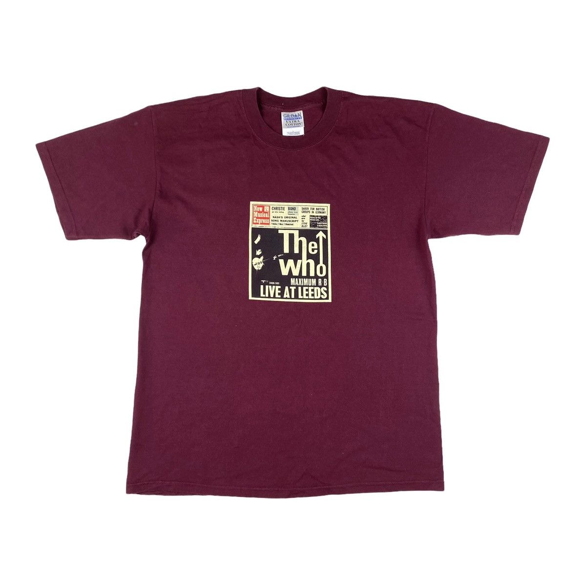 Band Tees 00’s Vintage The Who T Shirt Live At Leeds Newspaper Size US L / EU 52-54 / 3 - 2 Thumbnail