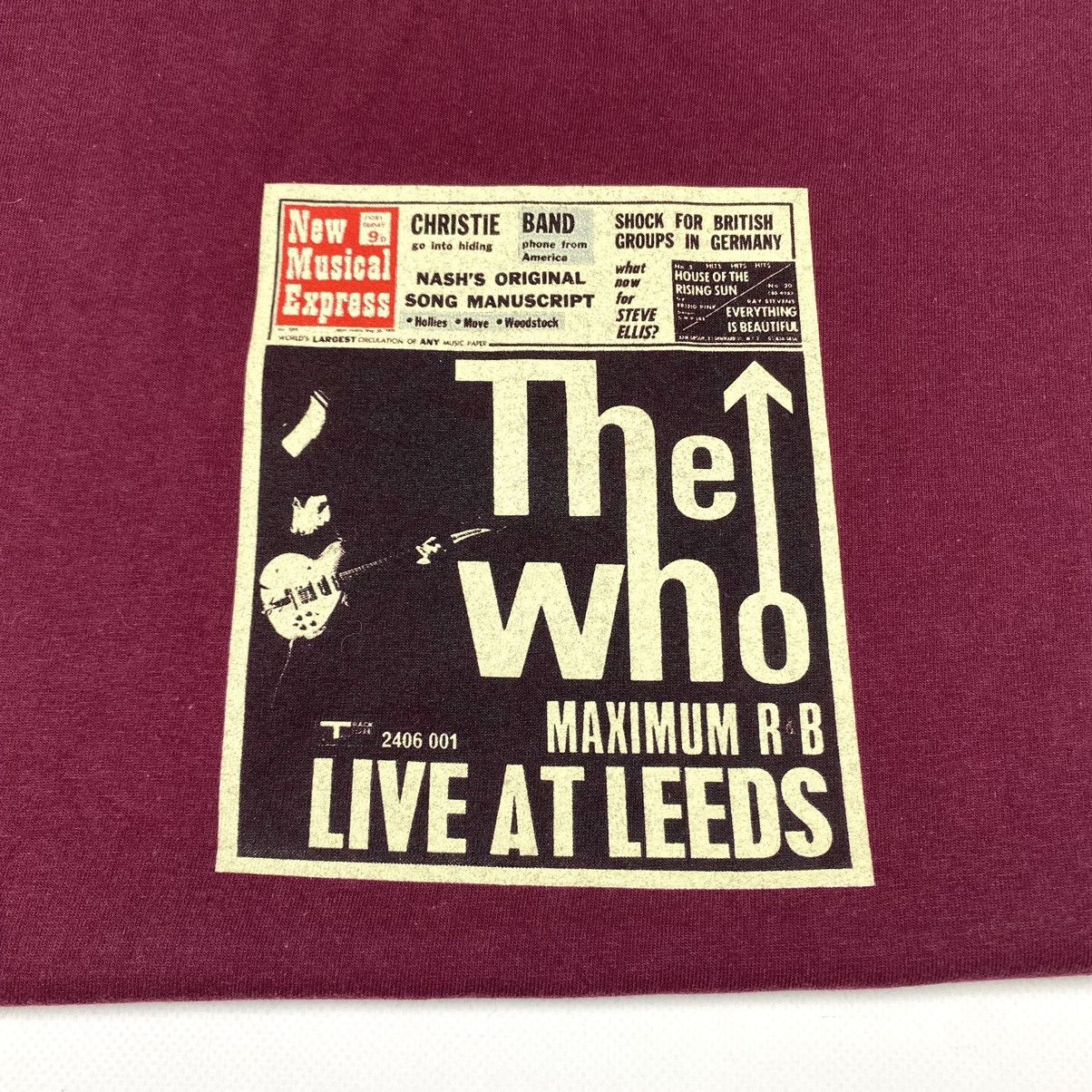 Band Tees 00’s Vintage The Who T Shirt Live At Leeds Newspaper Size US L / EU 52-54 / 3 - 1 Thumbnail