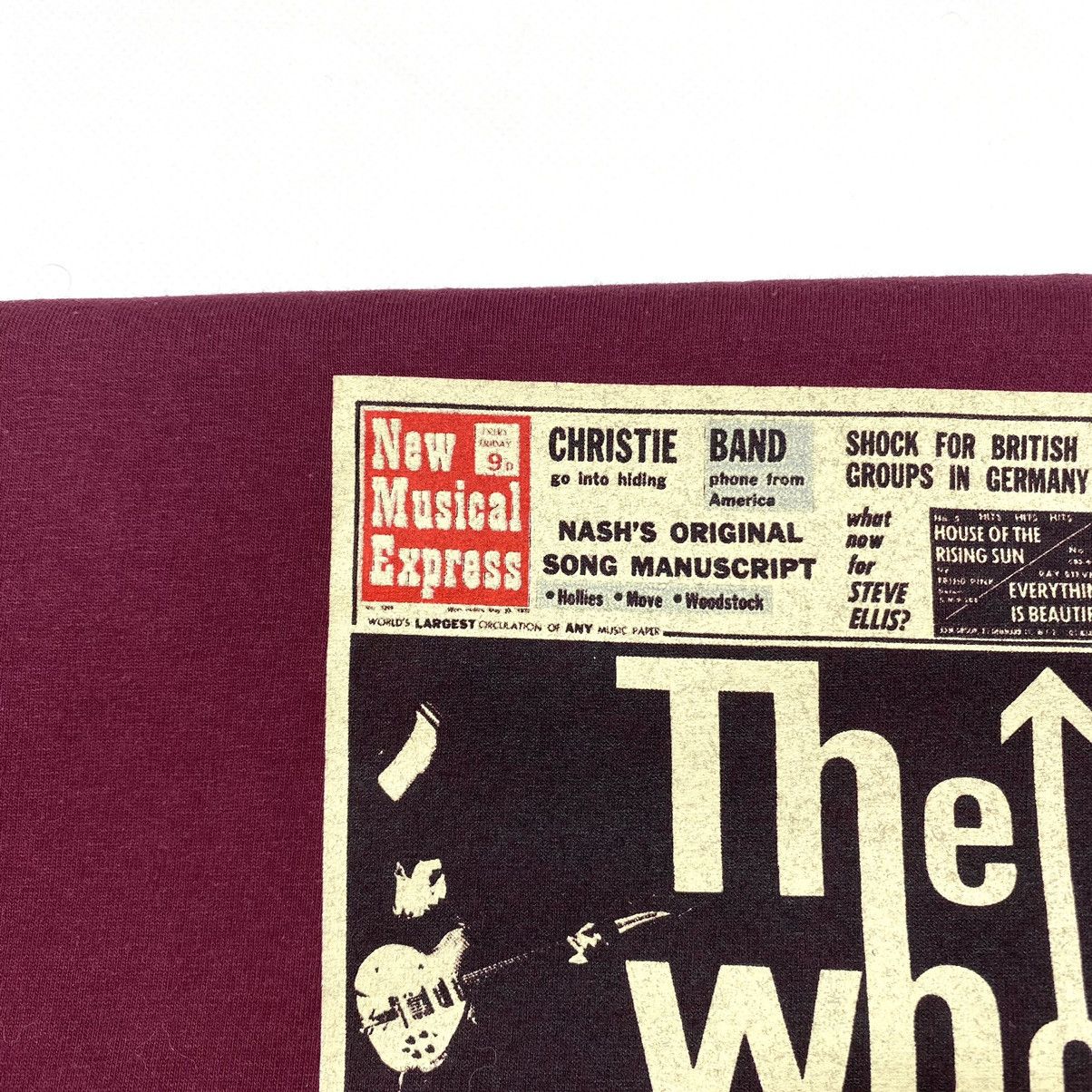 Band Tees 00’s Vintage The Who T Shirt Live At Leeds Newspaper Size US L / EU 52-54 / 3 - 5 Thumbnail