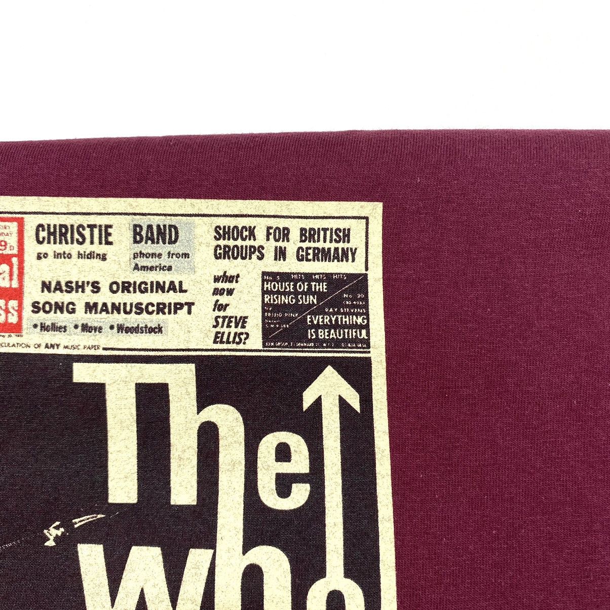 Band Tees 00’s Vintage The Who T Shirt Live At Leeds Newspaper Size US L / EU 52-54 / 3 - 6 Thumbnail