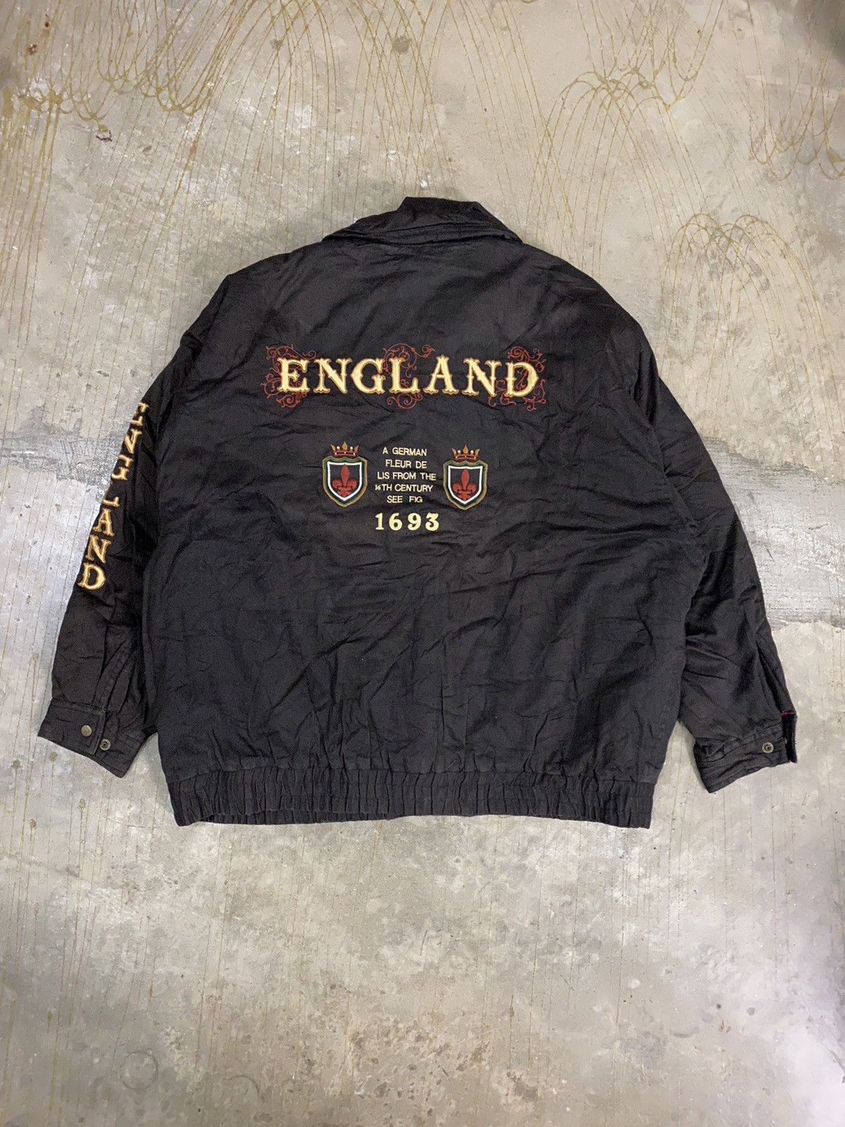 Vintage 80s TOKYO ENGLAND embroidered Large pocket bomber Size US M / EU 48-50 / 2 - 2 Thumbnail