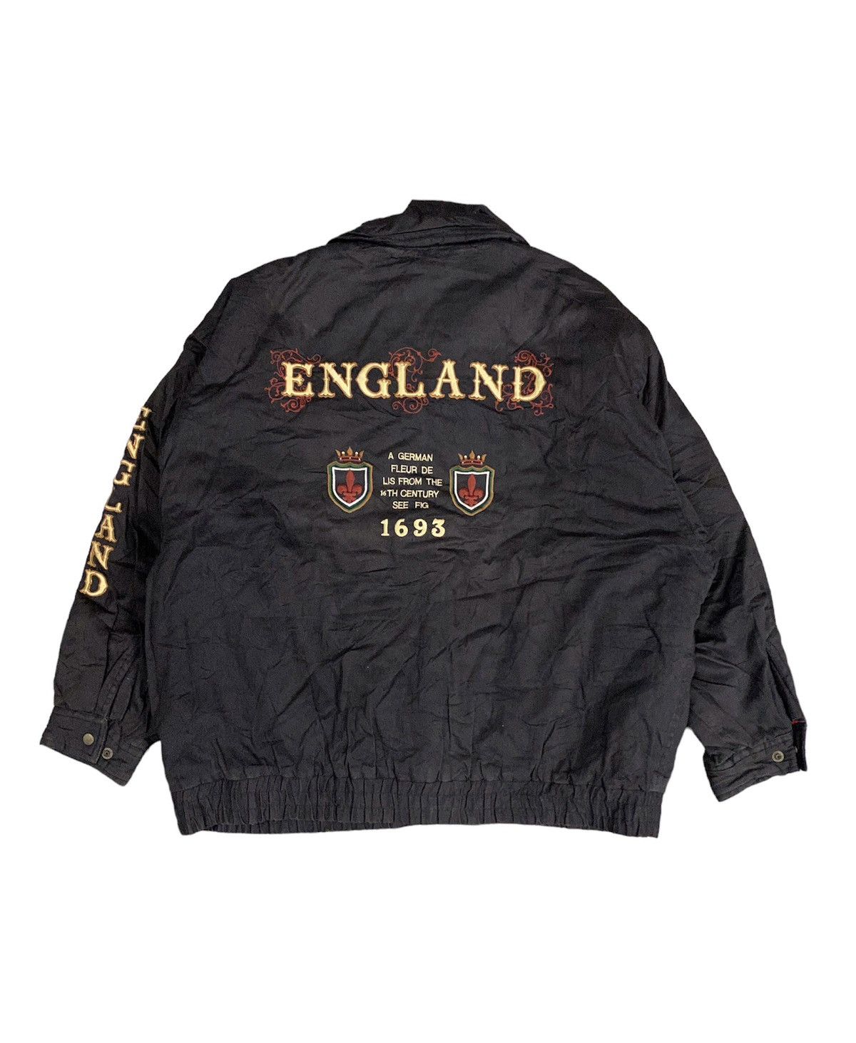Vintage 80s TOKYO ENGLAND embroidered Large pocket bomber Size US M / EU 48-50 / 2 - 1 Thumbnail