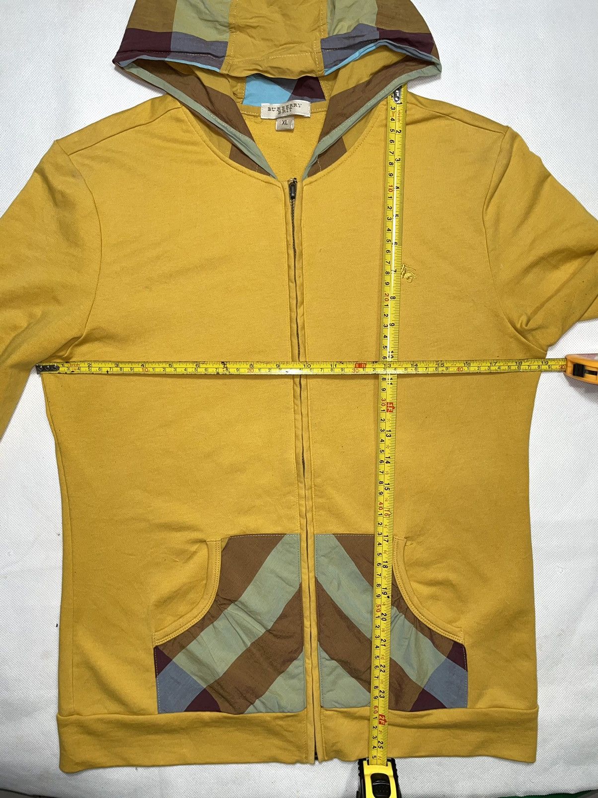 Burberry Vintage Burberrys Nova Check plaid Tartan Hodiee mustard Size US XS / EU 42 / 0 - 4 Thumbnail
