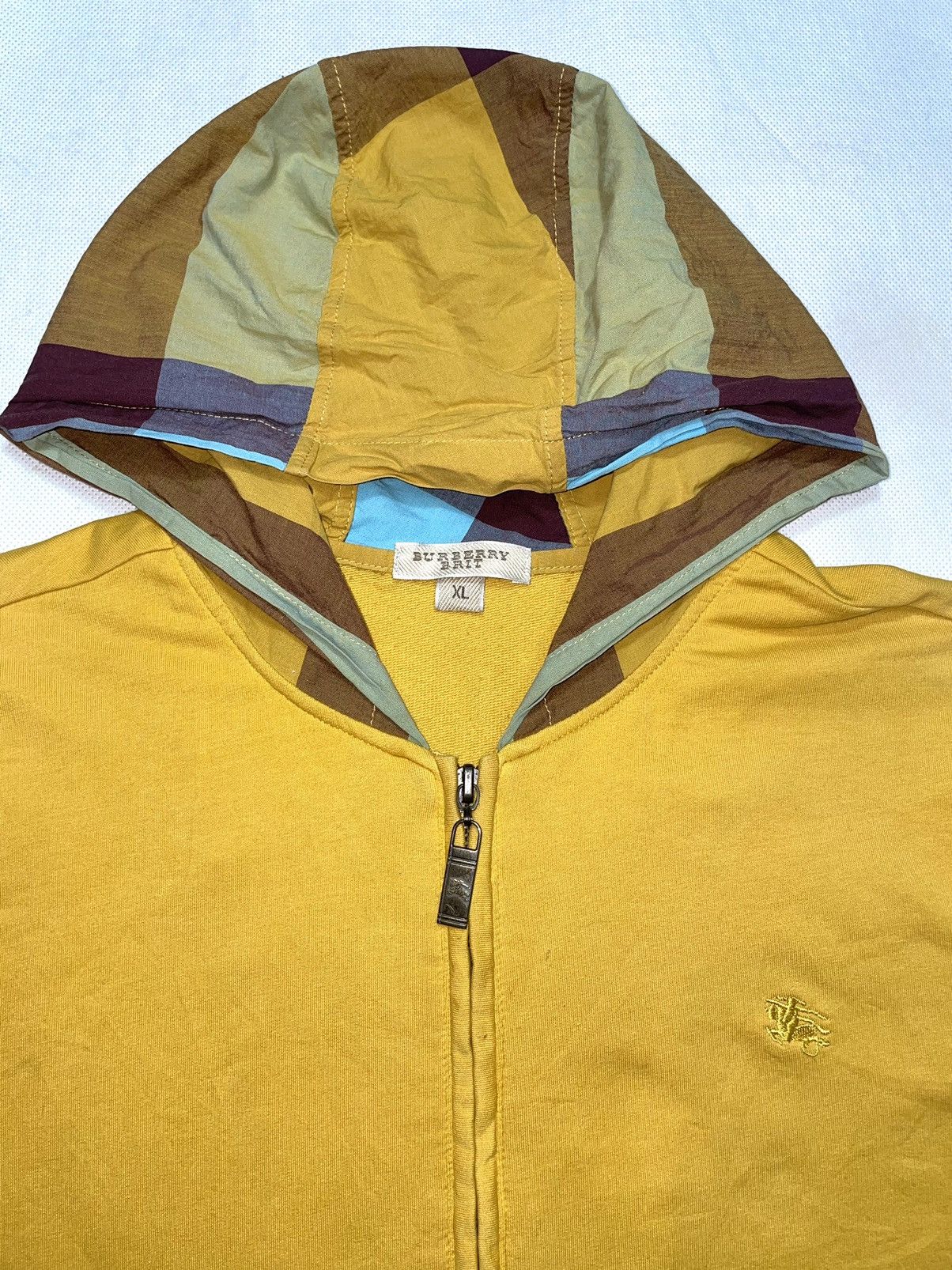 Burberry Vintage Burberrys Nova Check plaid Tartan Hodiee mustard Size US XS / EU 42 / 0 - 7 Thumbnail