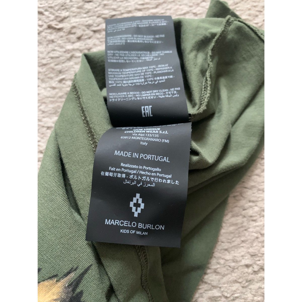 Marcelo Burlon MARCELO BURLON KIDS “WOLF” T-Shirt Size US XXS / EU 40 - 10 Thumbnail