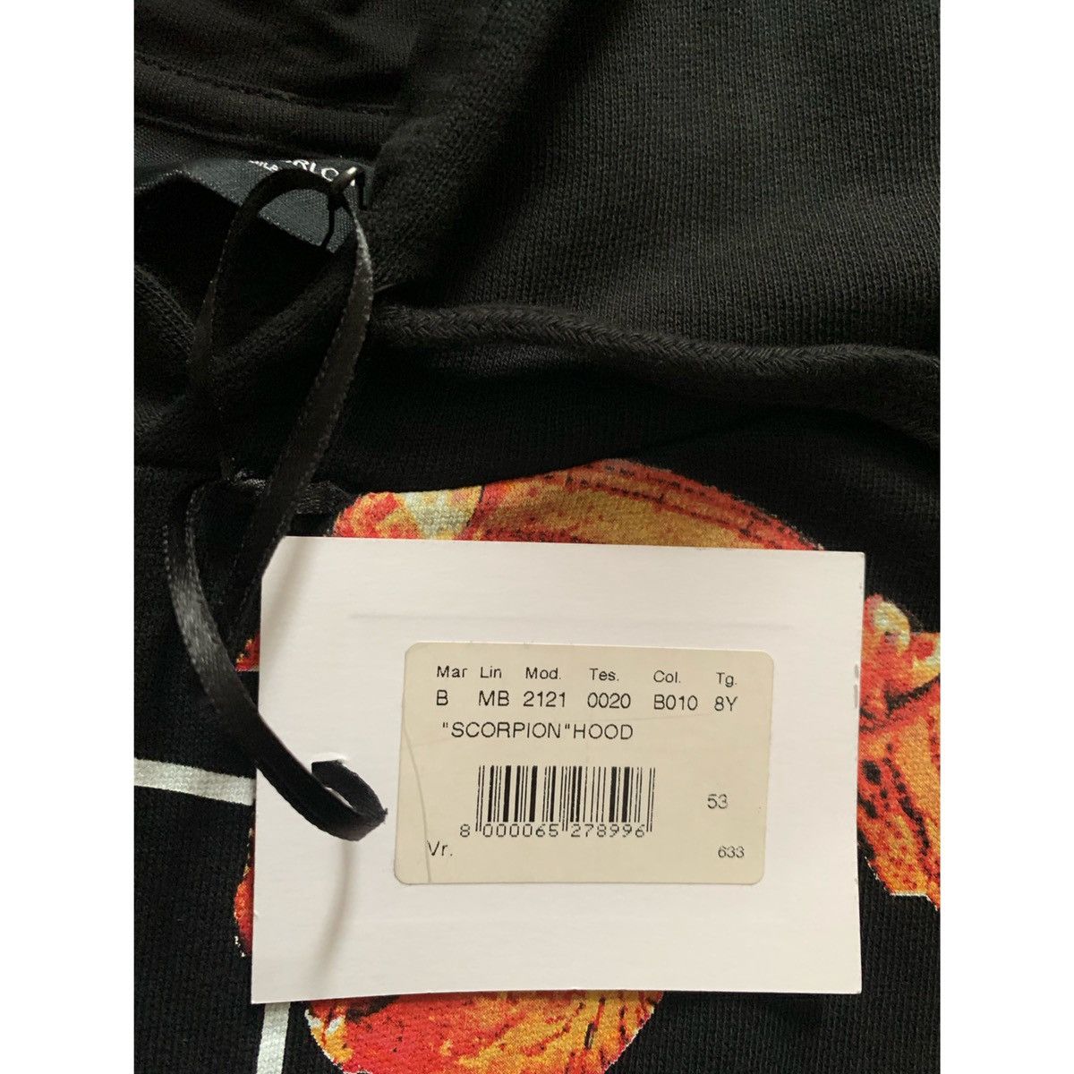 Marcelo Burlon MARCELO BURLON KIDS “SCORPION” LOGO HOODIE Size US XXS / EU 40 - 7 Thumbnail