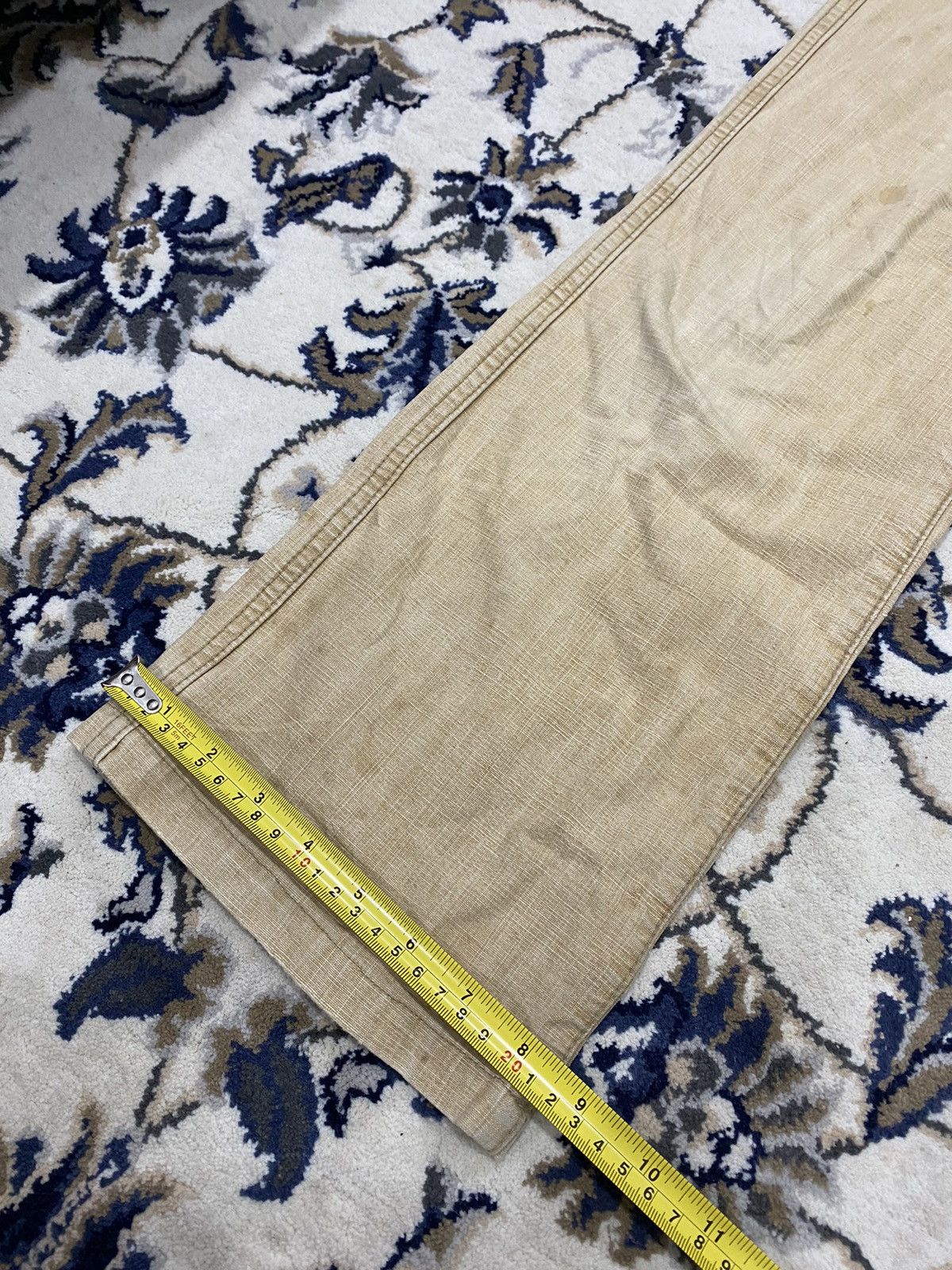 Kapital Kapital Kurashiki Leather Patch Pocket Flared Monkey Pants Size US 29 - 18 Thumbnail