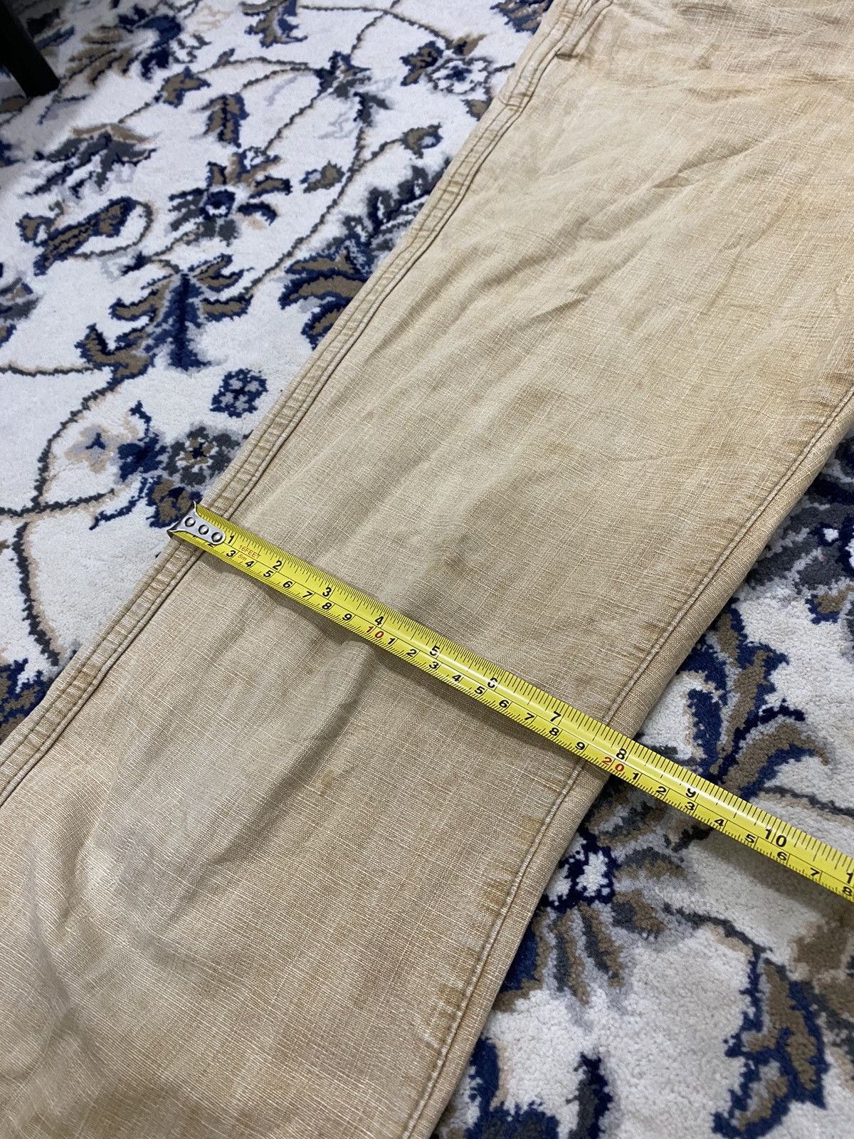 Kapital Kapital Kurashiki Leather Patch Pocket Flared Monkey Pants Size US 29 - 19 Thumbnail
