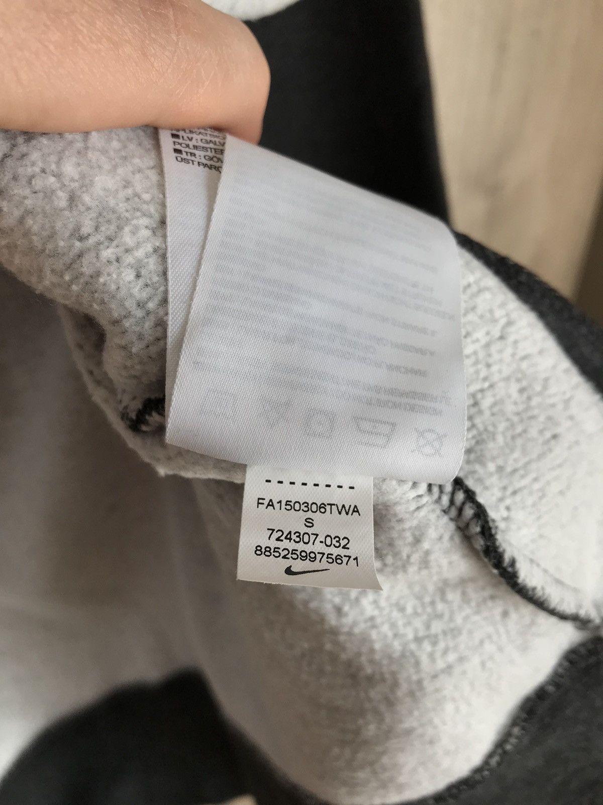 Nike Nike Air Windrunner Hoodie Sweat Jacket Size S Grey Sport Size US S / EU 44-46 / 1 - 8 Thumbnail