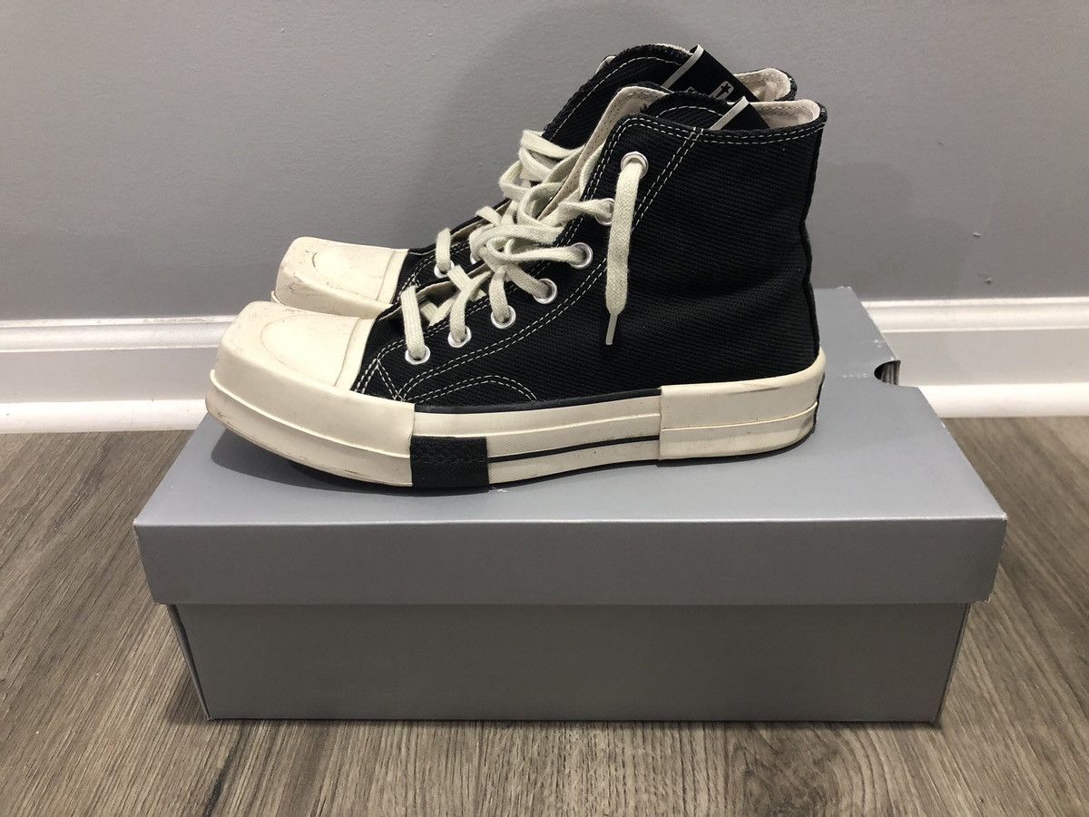 Converse × Rick Owens × Rick Owens Drkshdw Converse TURBODRK Chuck Taylor All-Star 70 Hi Size US 7.5 / IT 37.5 - 6 Thumbnail
