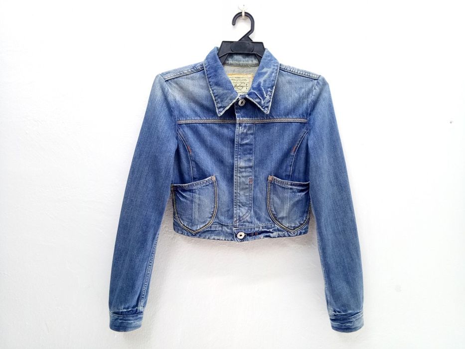 Replay Vintage Replay Button Up Crop Denim Jacket Rare Design Style Fashion Street Size US S / EU 44-46 / 1 - 1 Preview