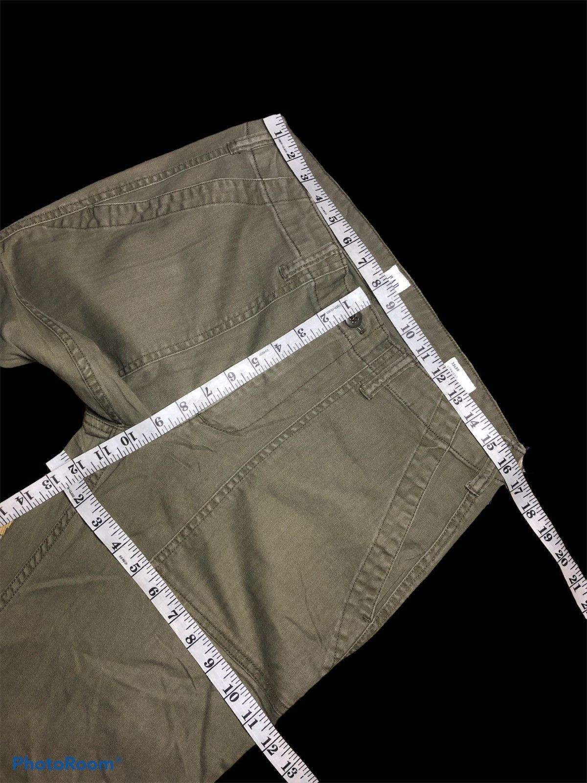 Gap GREEN ARMY GAP BAKERPANTS HERRING BONE TWILL Size US 32 / EU 48 - 5 Thumbnail
