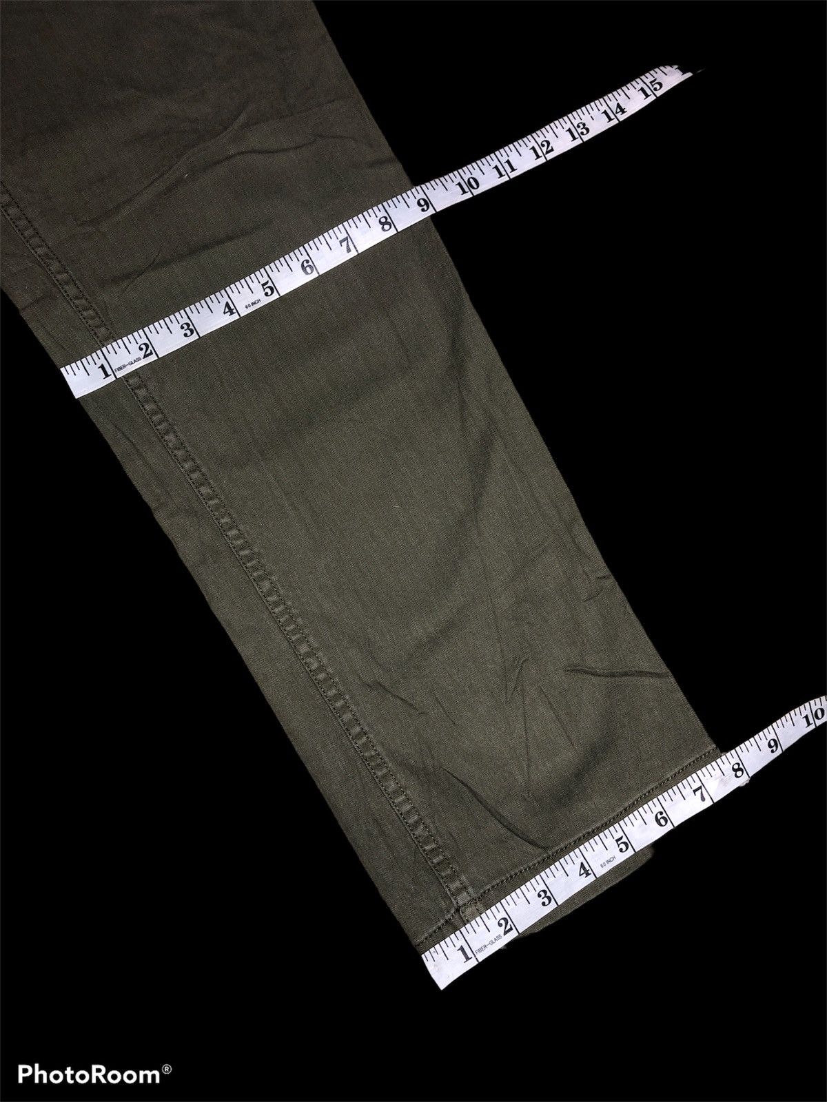 Gap GREEN ARMY GAP BAKERPANTS HERRING BONE TWILL Size US 32 / EU 48 - 6 Thumbnail