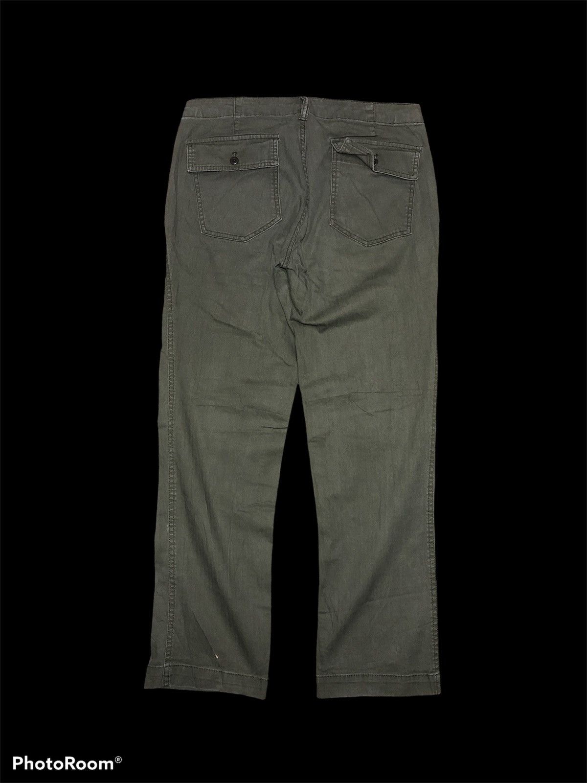 Gap GREEN ARMY GAP BAKERPANTS HERRING BONE TWILL Size US 32 / EU 48 - 2 Thumbnail